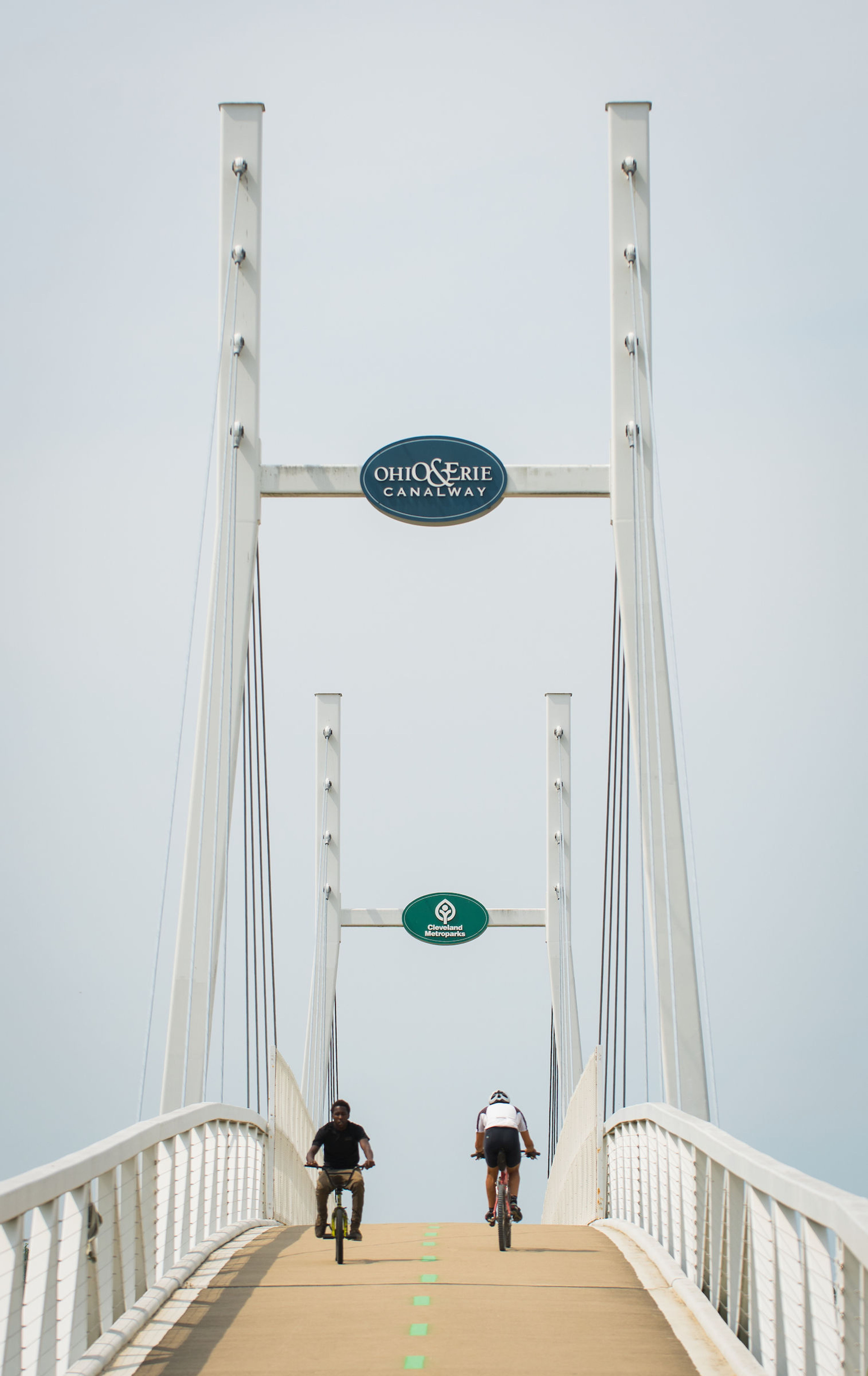 The iconic Ohio & Erie Canal Towpath Trail, an 80+ spine connecting Cleveland to central OH. Photo by Kyle Lanzer.