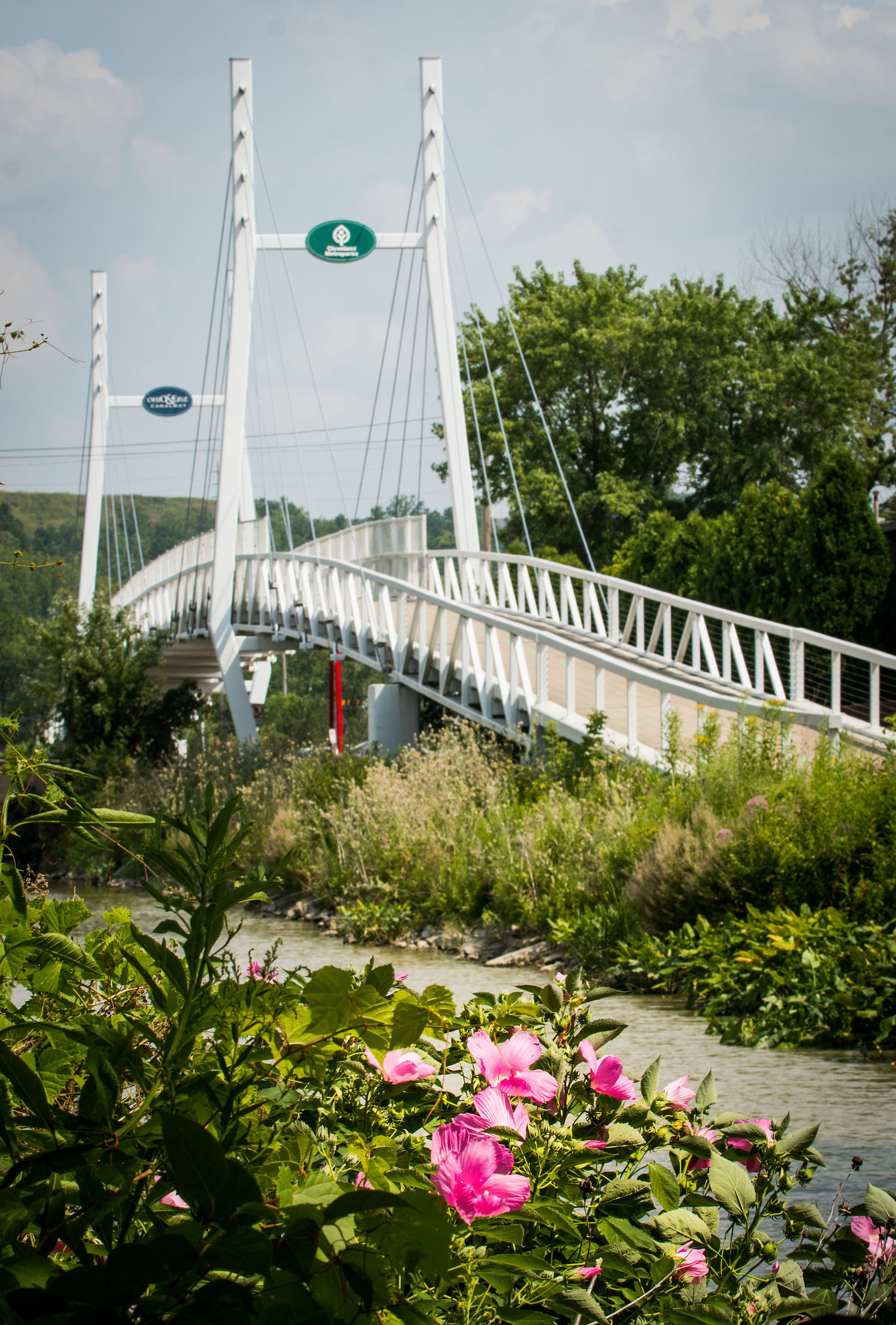 The iconic Ohio & Erie Canal Towpath Trail, an 80+ spine connecting Cleveland to central OH. Photo by Kyle Lanzer.