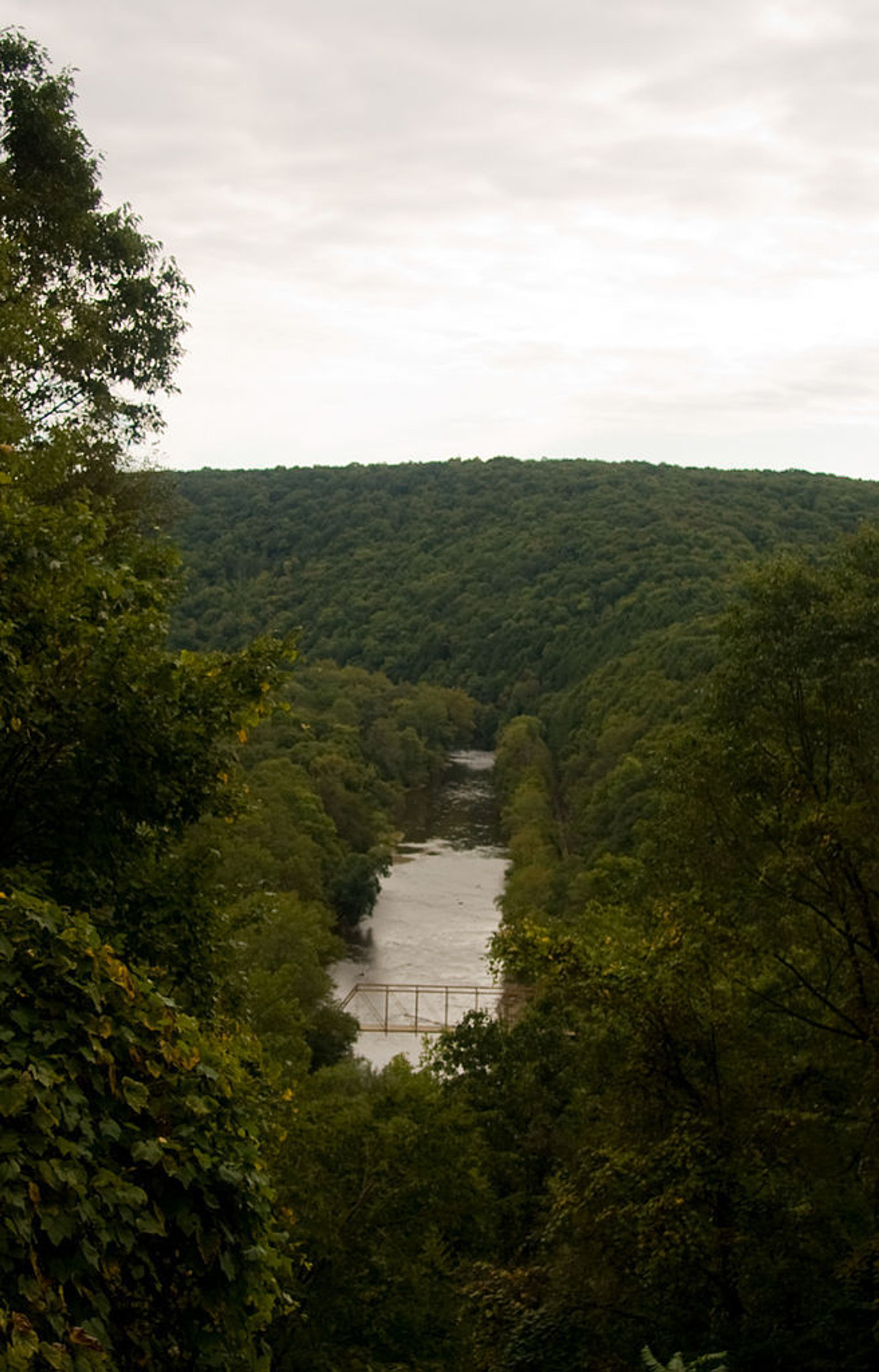 A view of Oil Creek at Oil Creek State Park. Photo by Jason Pratt.