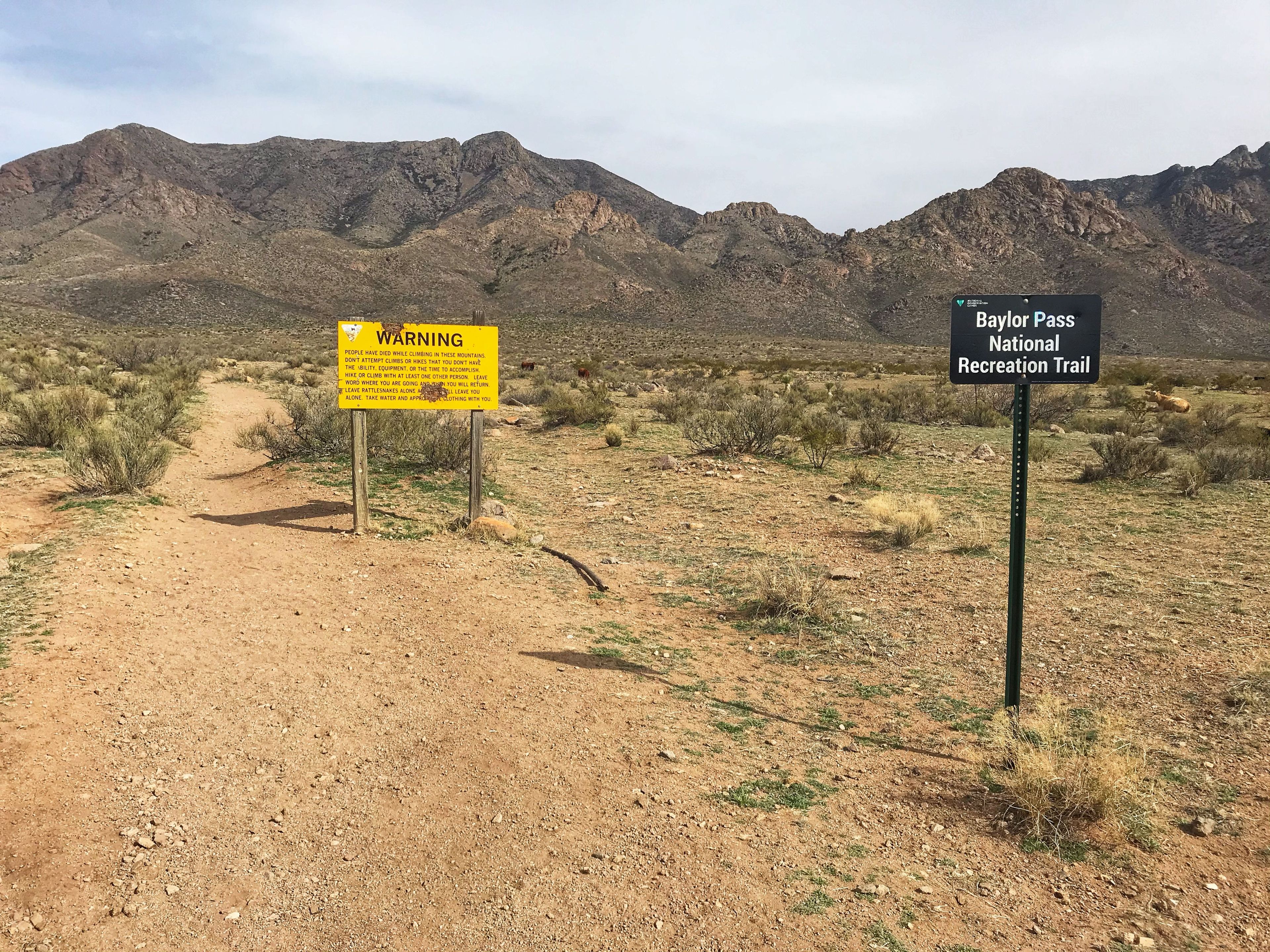 Western trailhead. Photo by Pam Riches.