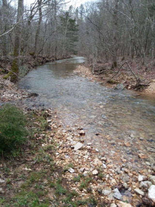 Ozark Trail..Middle Fork Section at Little Creek. Photo by Terry Hawn.