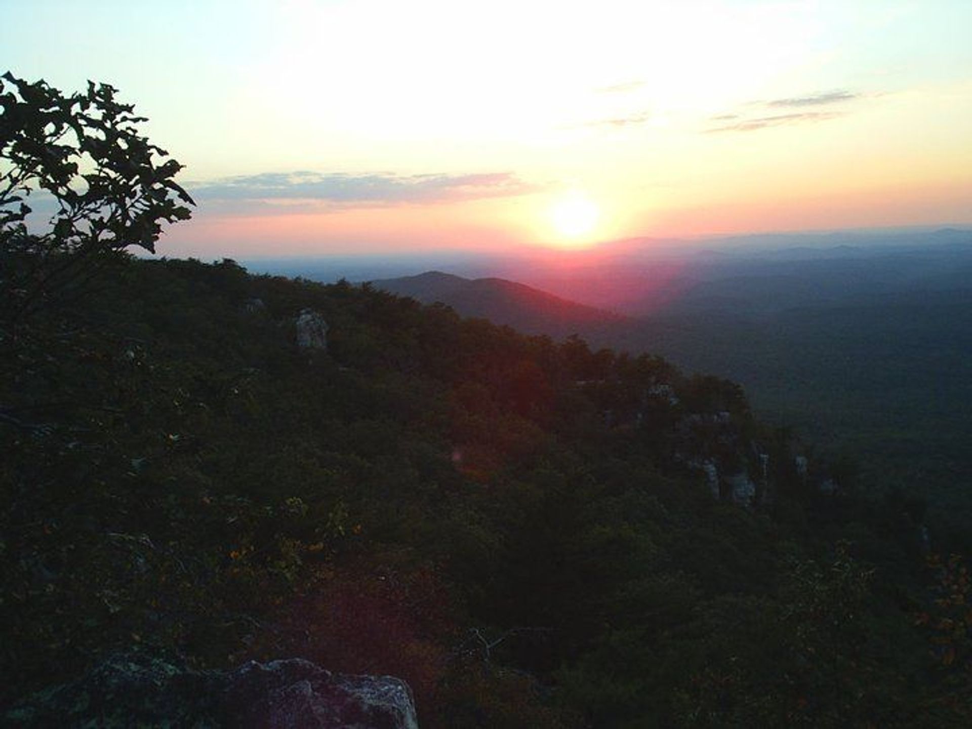 Sunset on the trail. Photo by Callie Thornton.