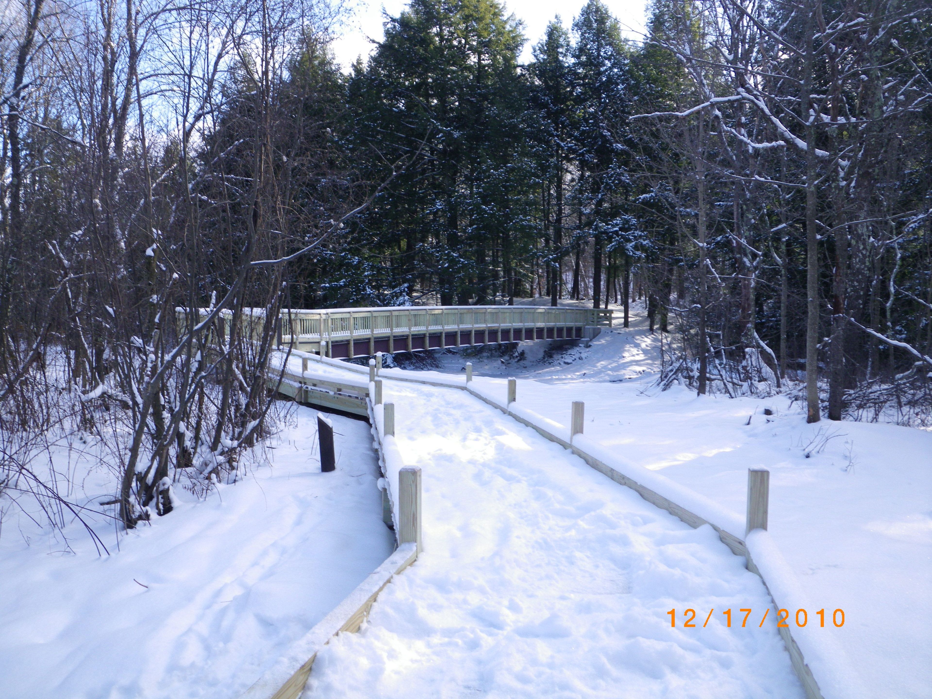 Trail commemorating Robert Frost's poetry. Photo by USFS.