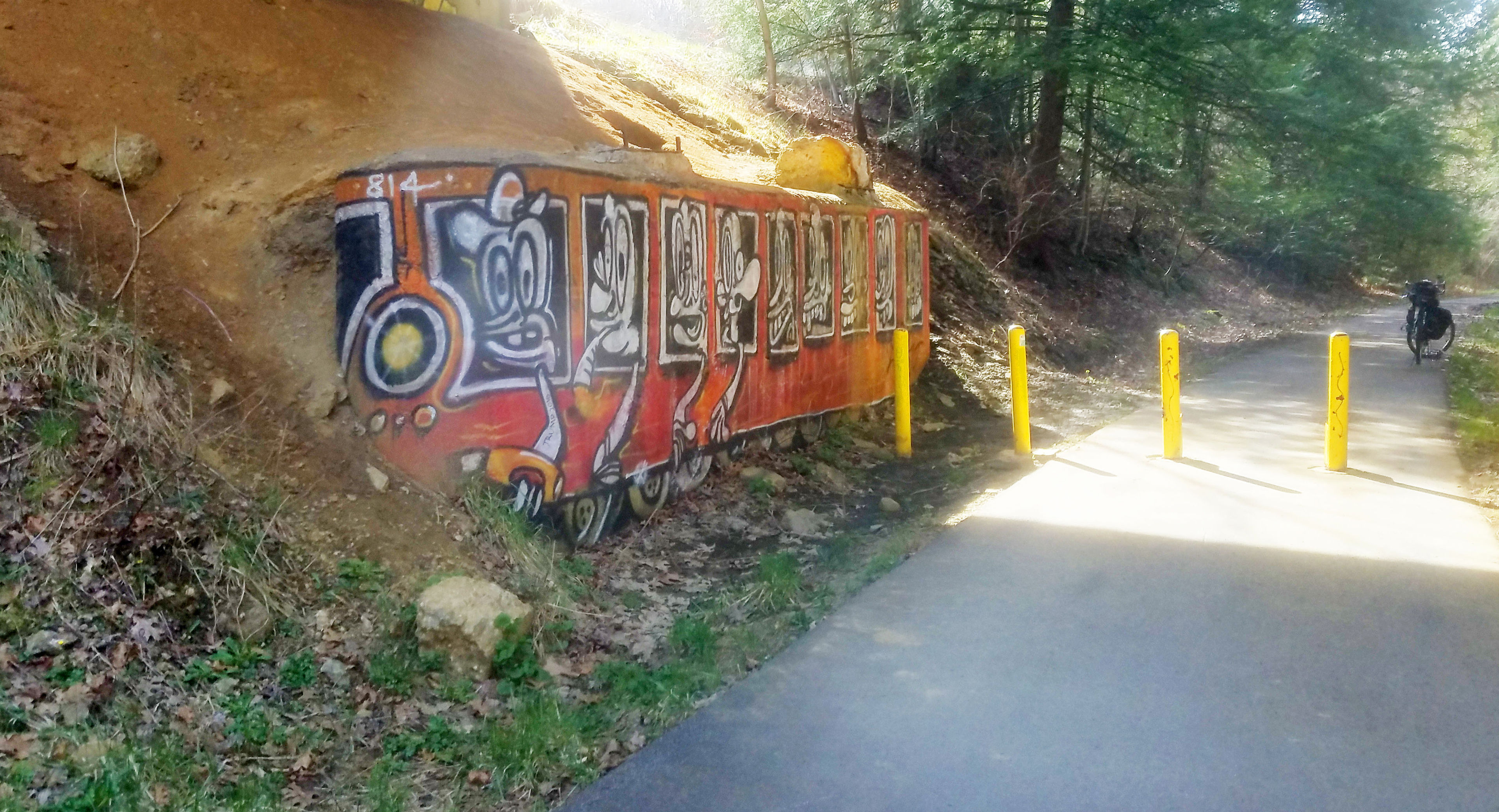 Trolley Mural. Photo by Mary Shaw.