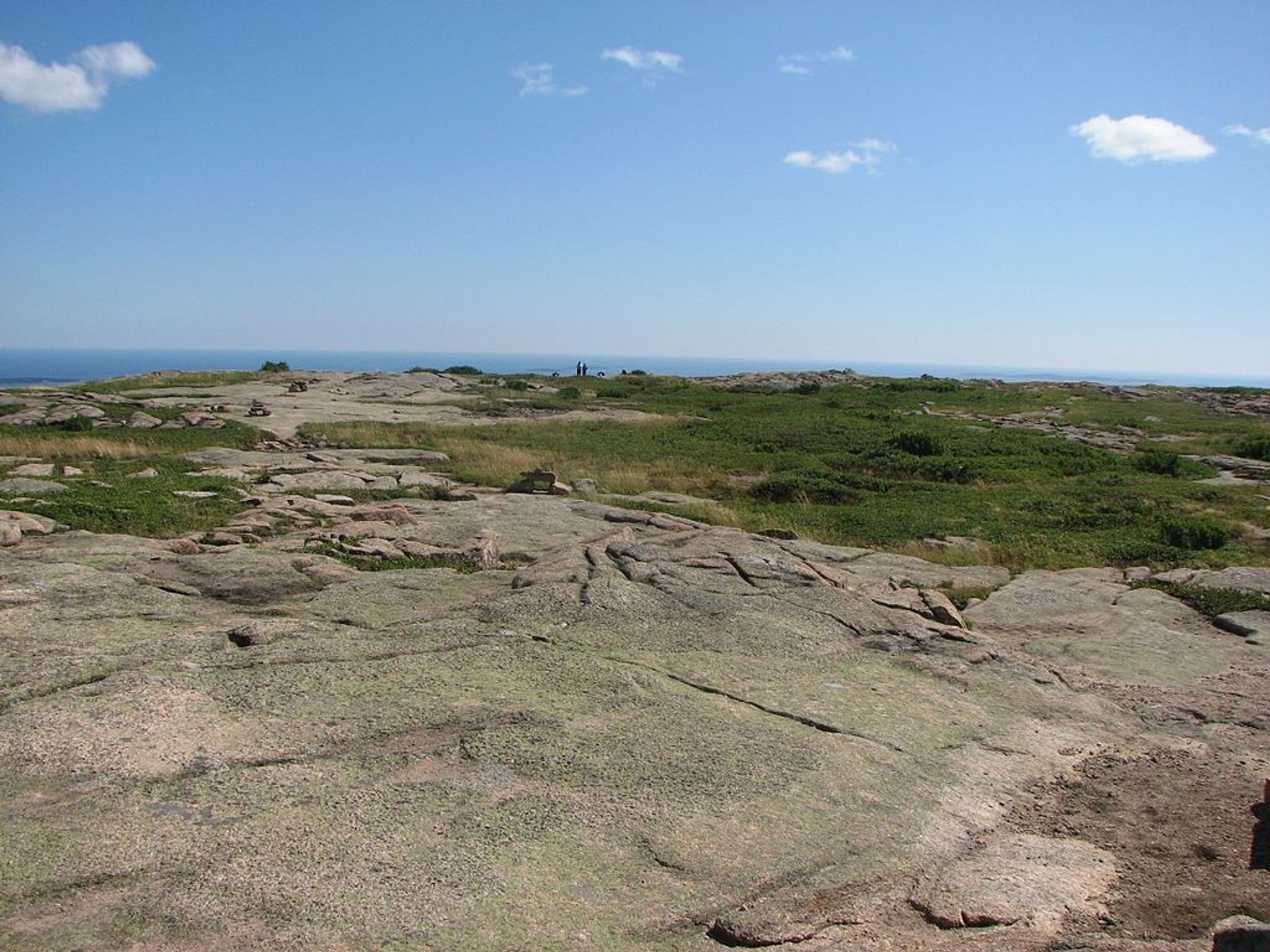 Summit of Sargent Mountain, Acadia National Park, Maine. Photo by Choess.