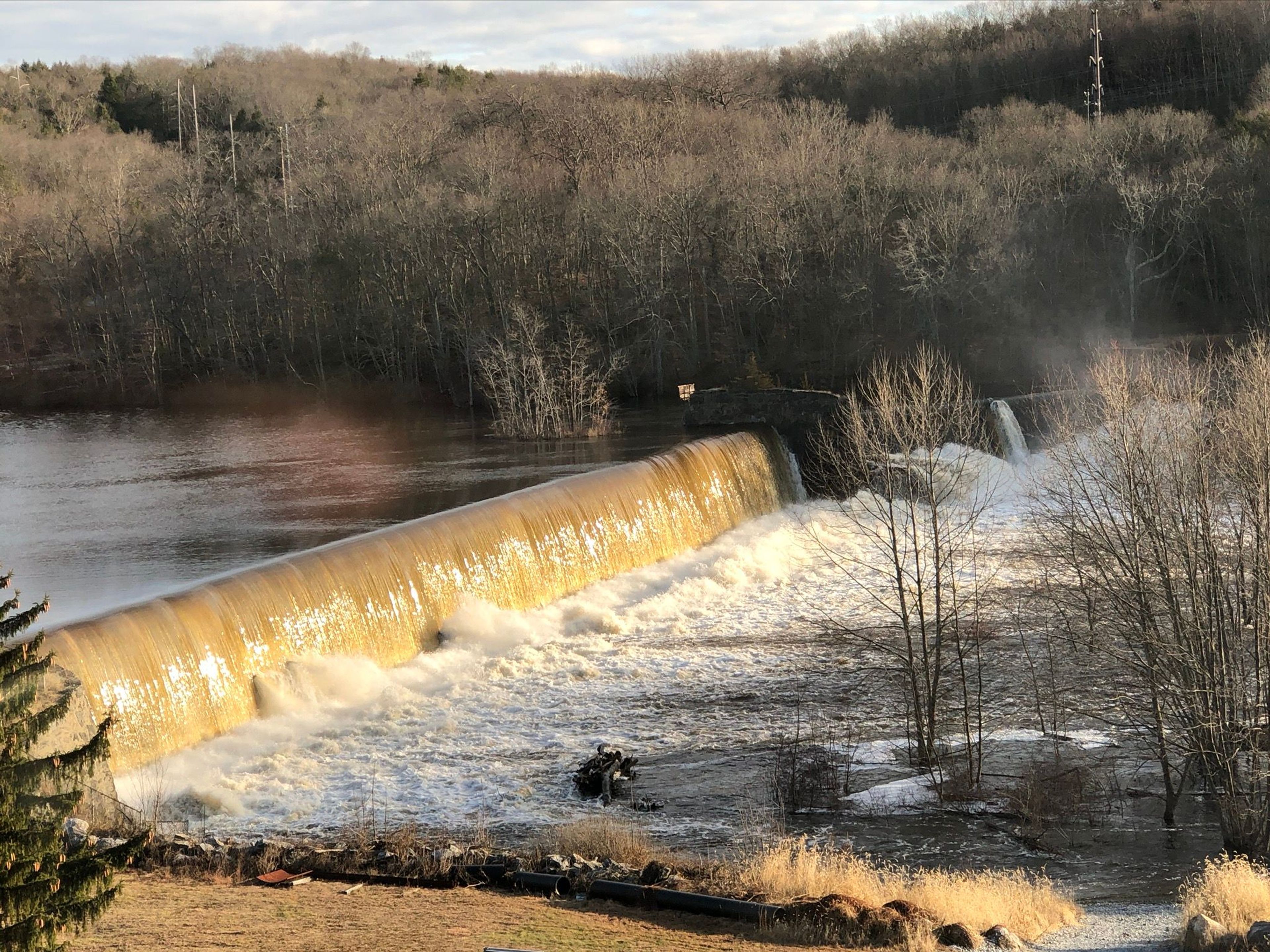 Ponemah Mills waterfall. Photo by Rob Poole sr.