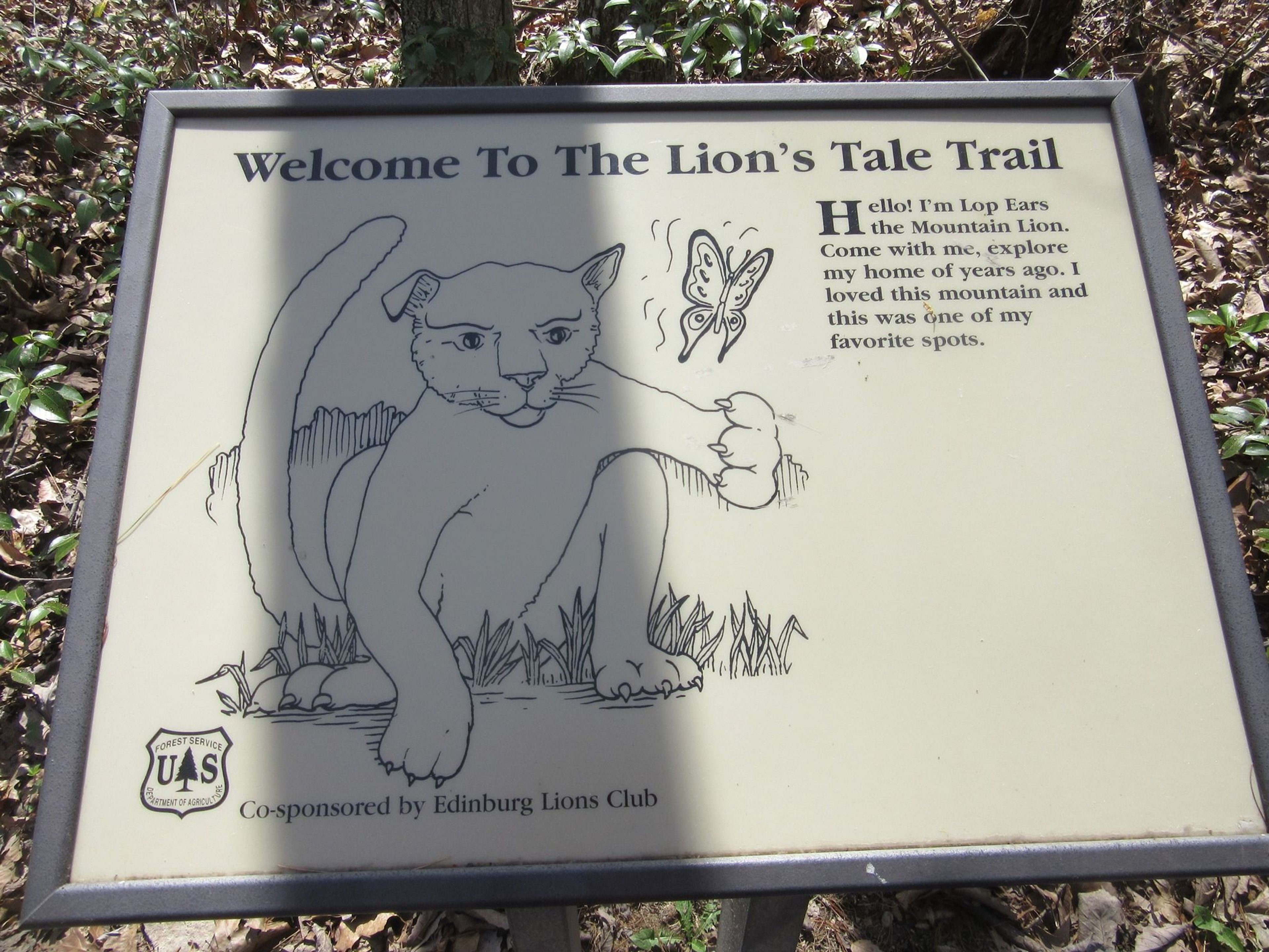 Lop Ears, your friendly guide. Photo by Lions Club: Basye-Bryce Mtn.