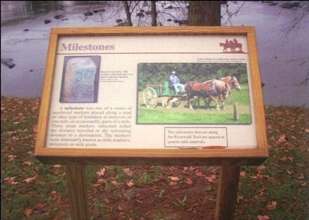 One of our many historical wayside exhibits