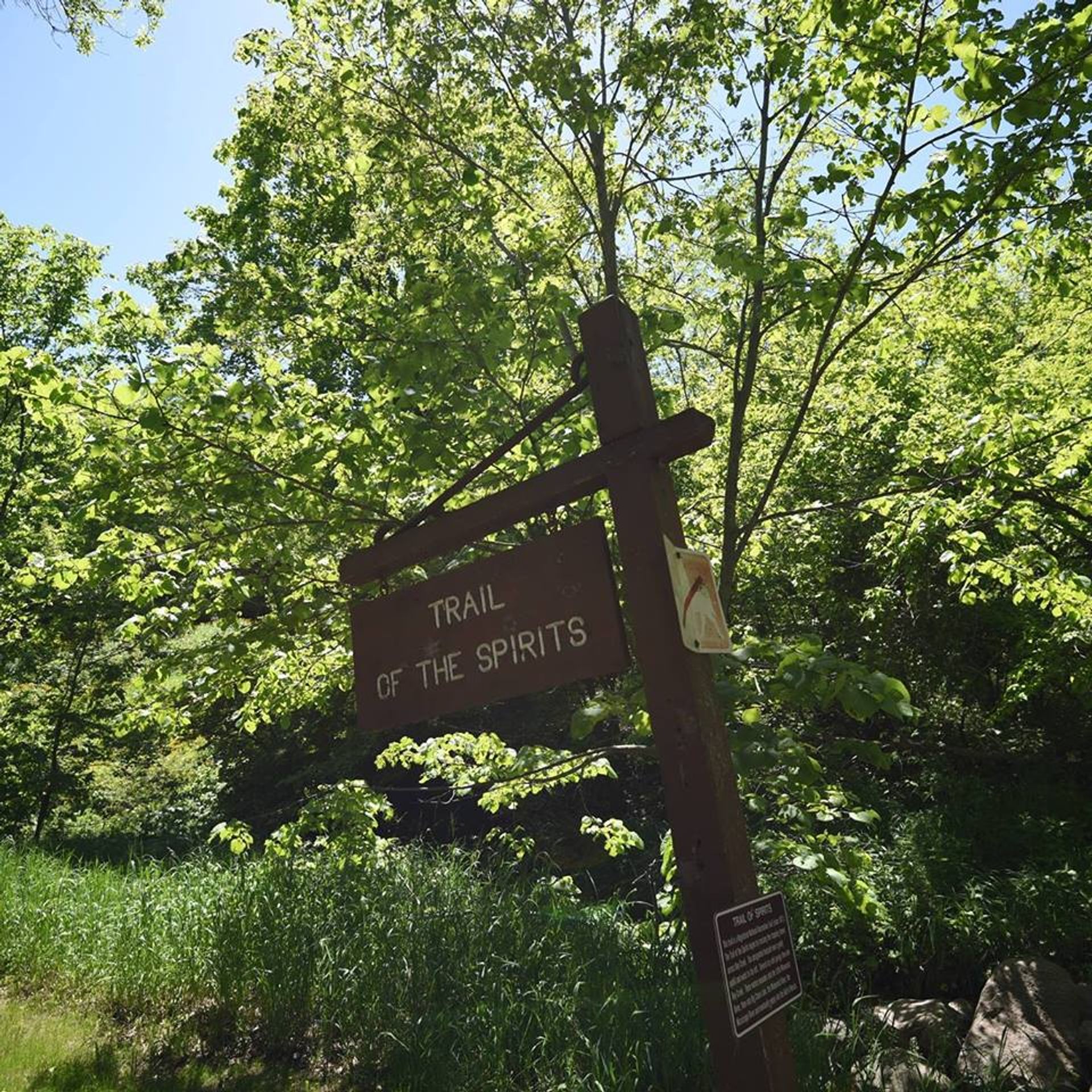 Walk along with the spirits. Photo by Sica Hollow State Park.