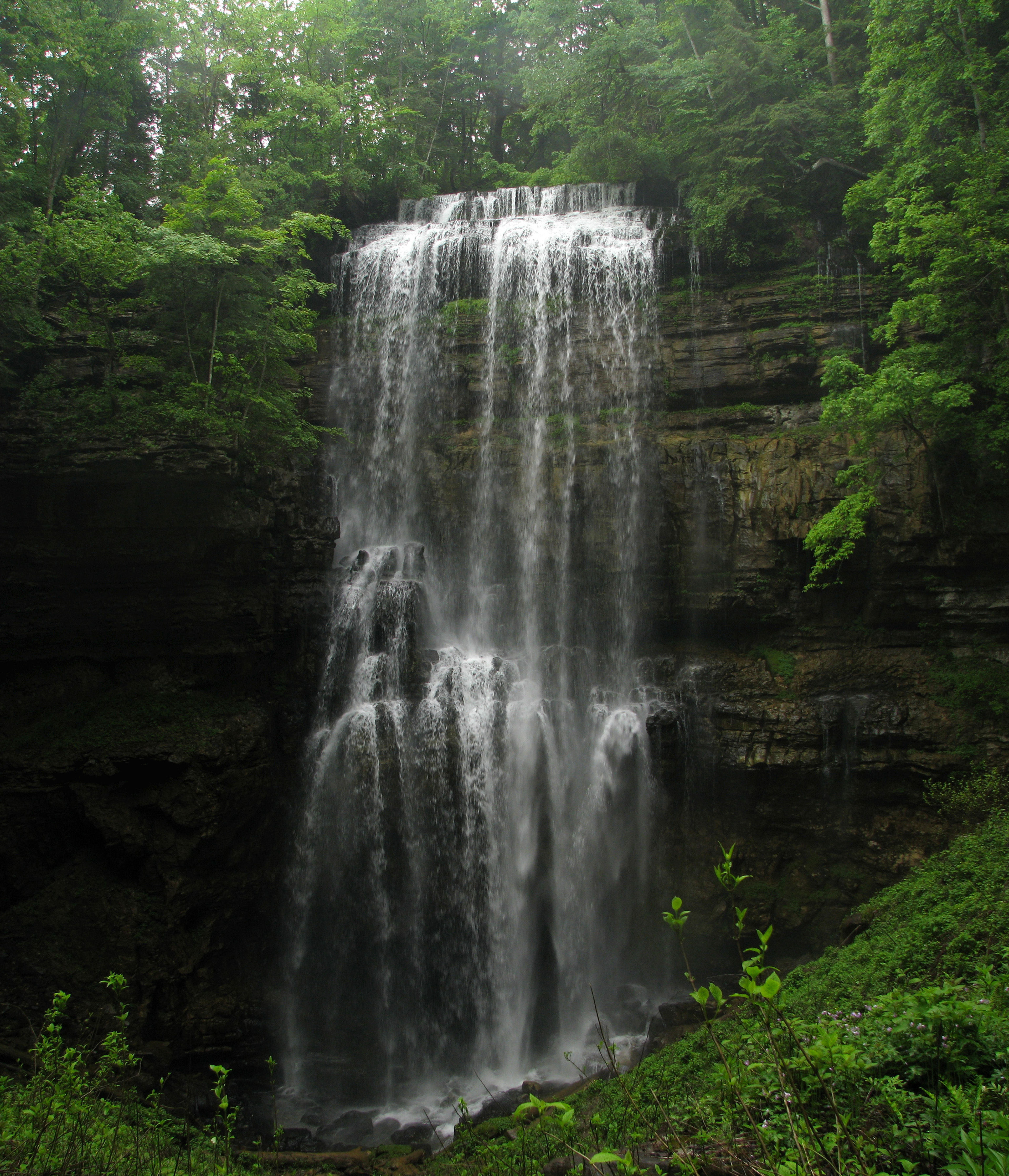 Virgin Falls. Photo by Marty Silver.