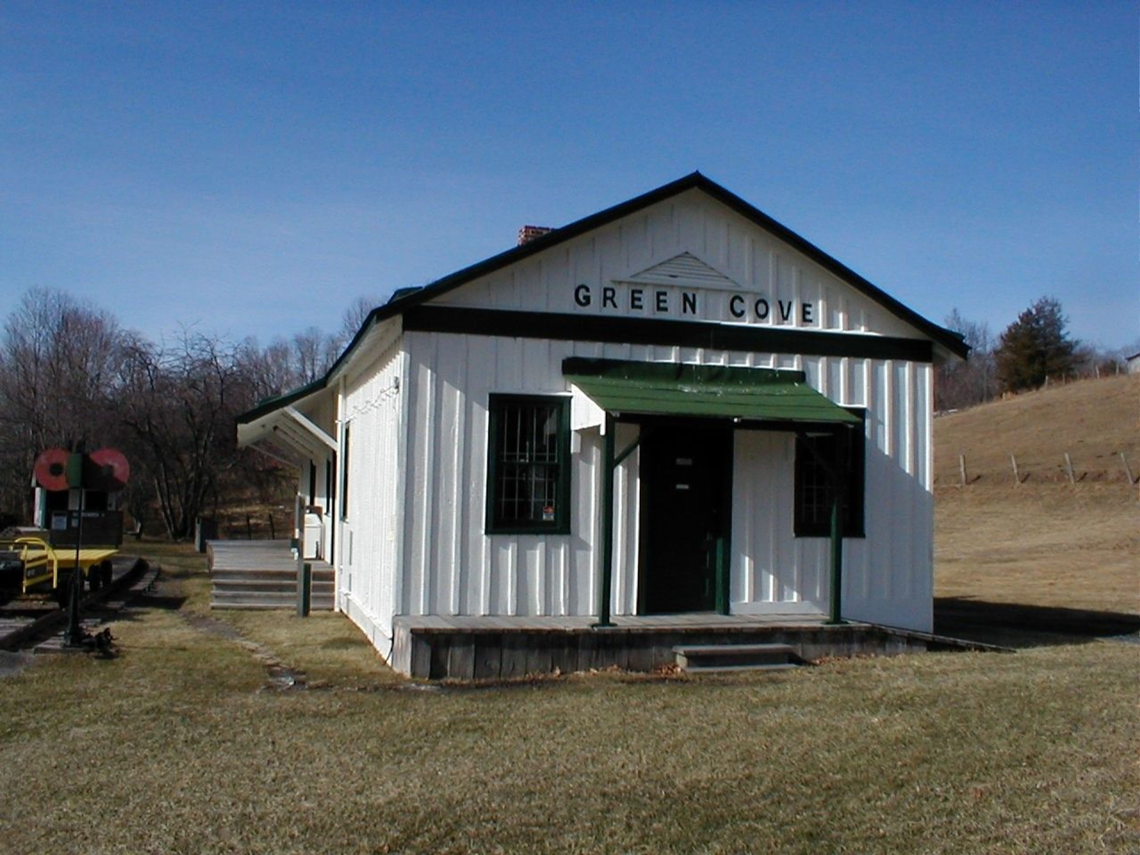 Green Cove Station Visitor Center on the Virginia Creeper Trail.