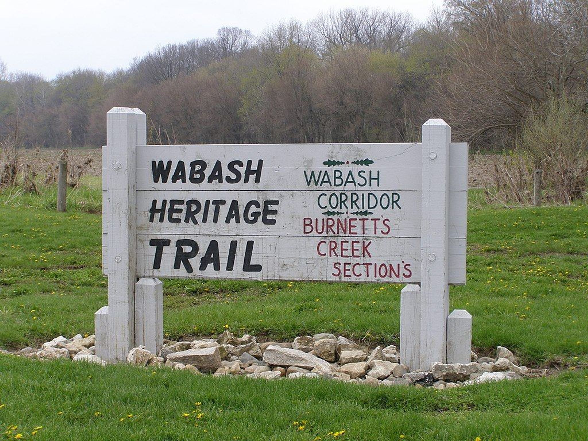 Wabash Heritage Trail access at Davis Ferry Park, north of Lafayette, Indiana. Photo by Chris Light.