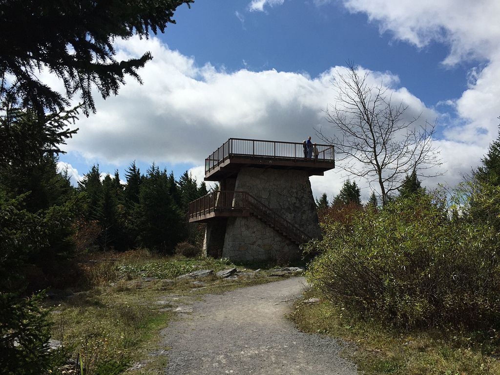 Observation tower at the summit of Spruce Knob, West Virginia. Photo by Famartin.