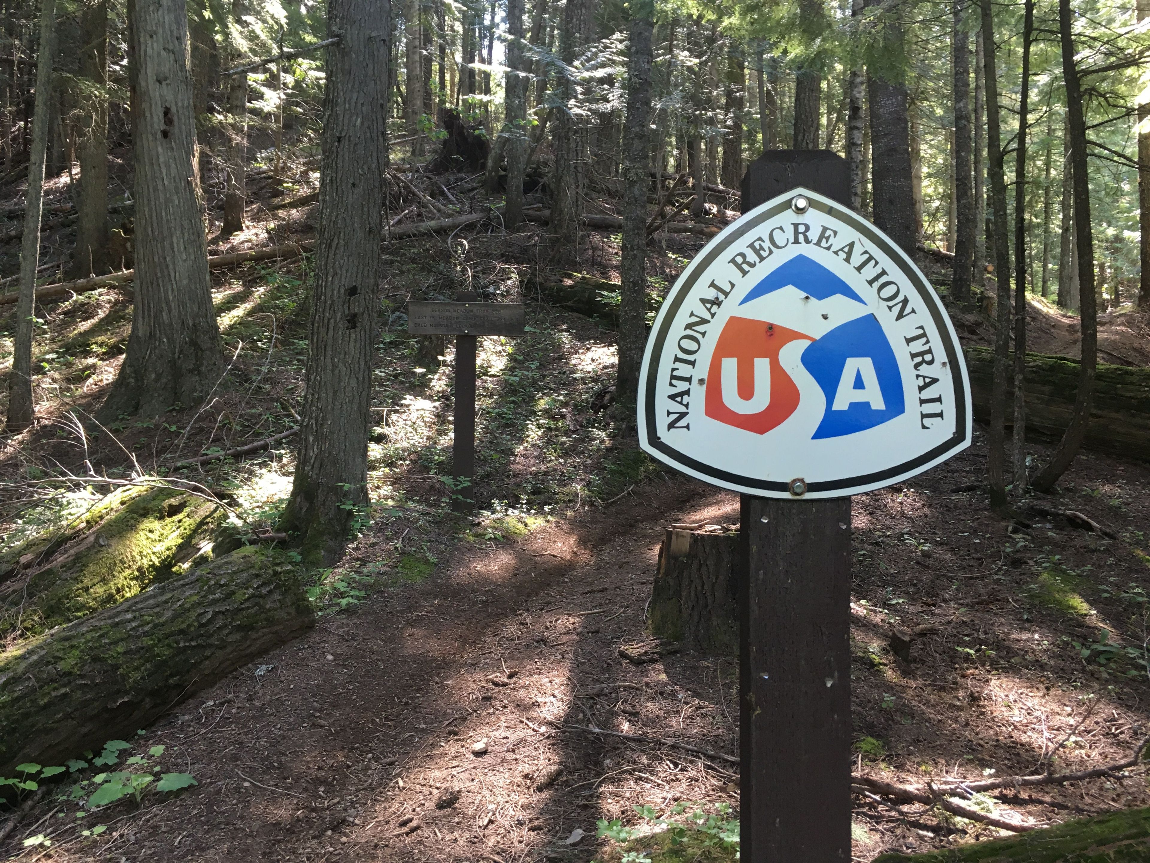 NRT sign marks the start and end of the trail. Photo by Katie Rapp.