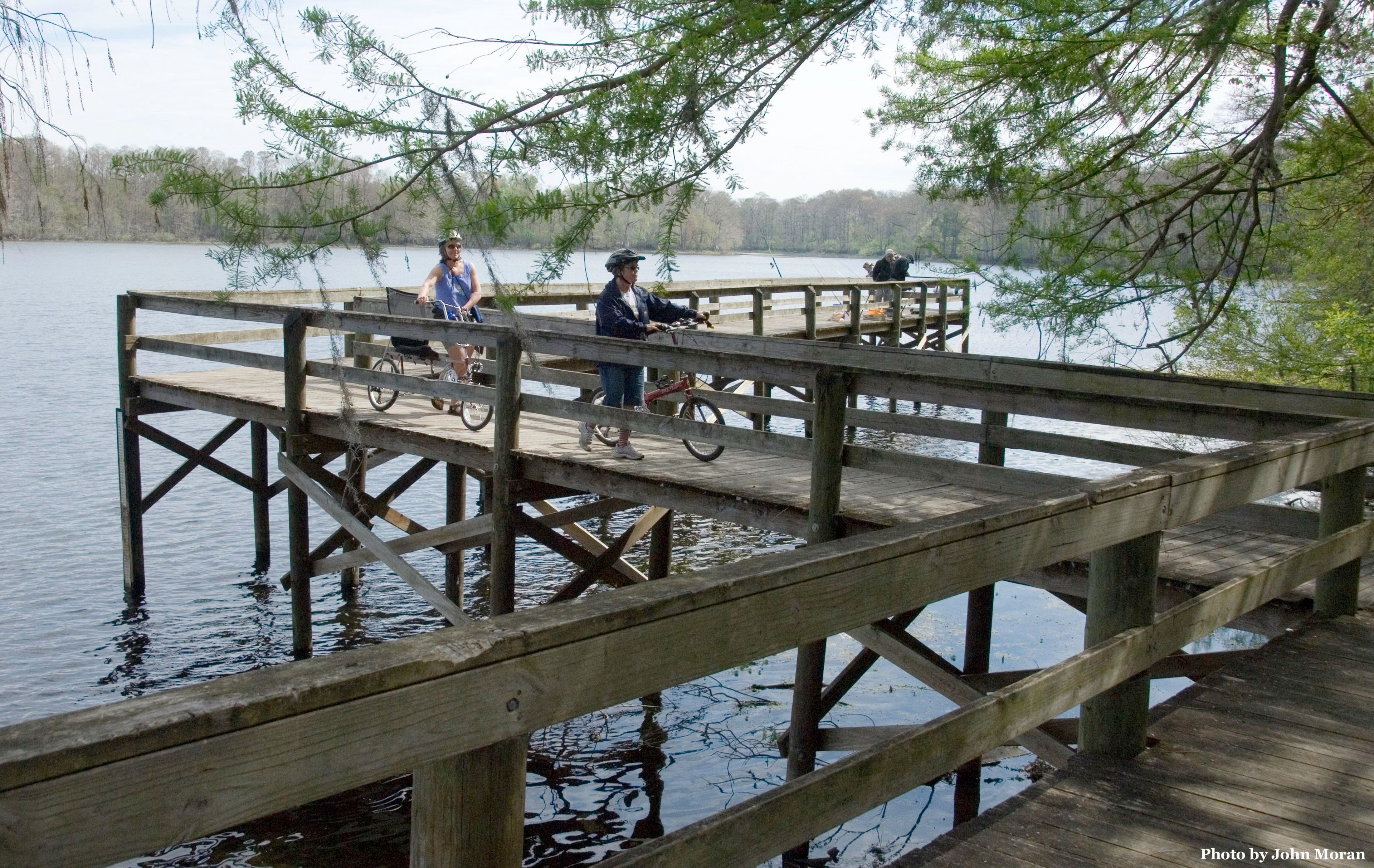 Cyclists at River Landing. Photo by FL Office of Greenways.