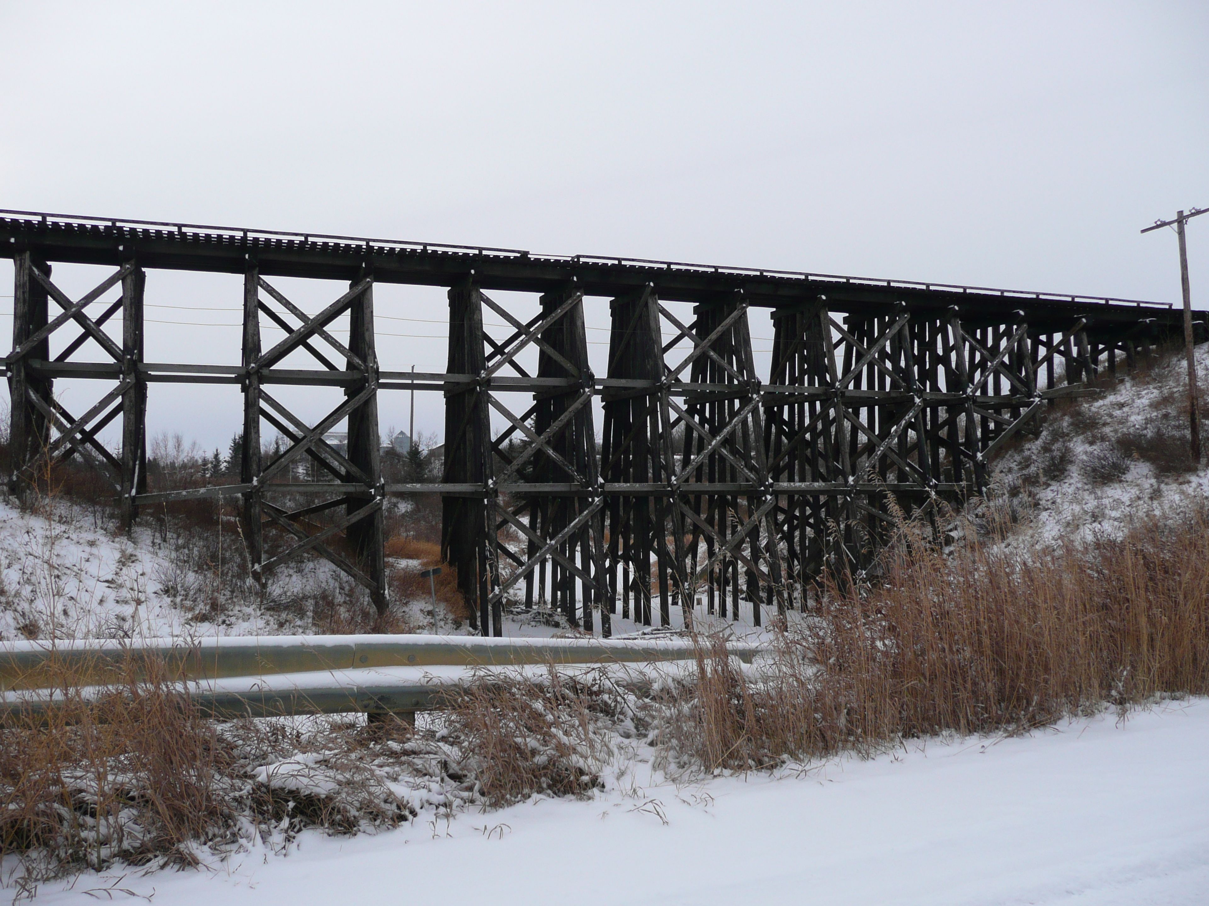 Waskatenau Trestle still owned by CN Rail