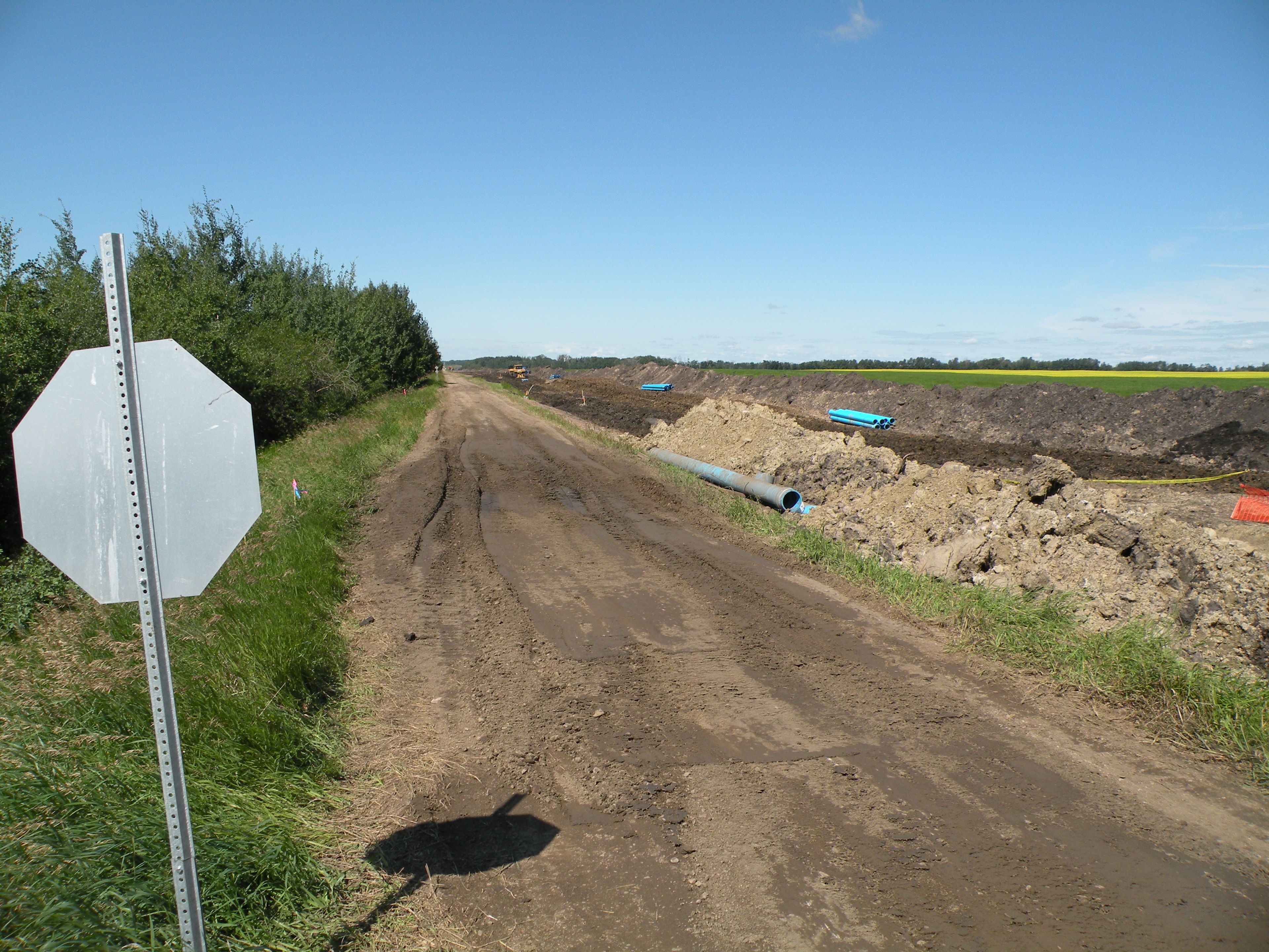 Water Pipeline 2 Edmonton to Smoky Lake 2011