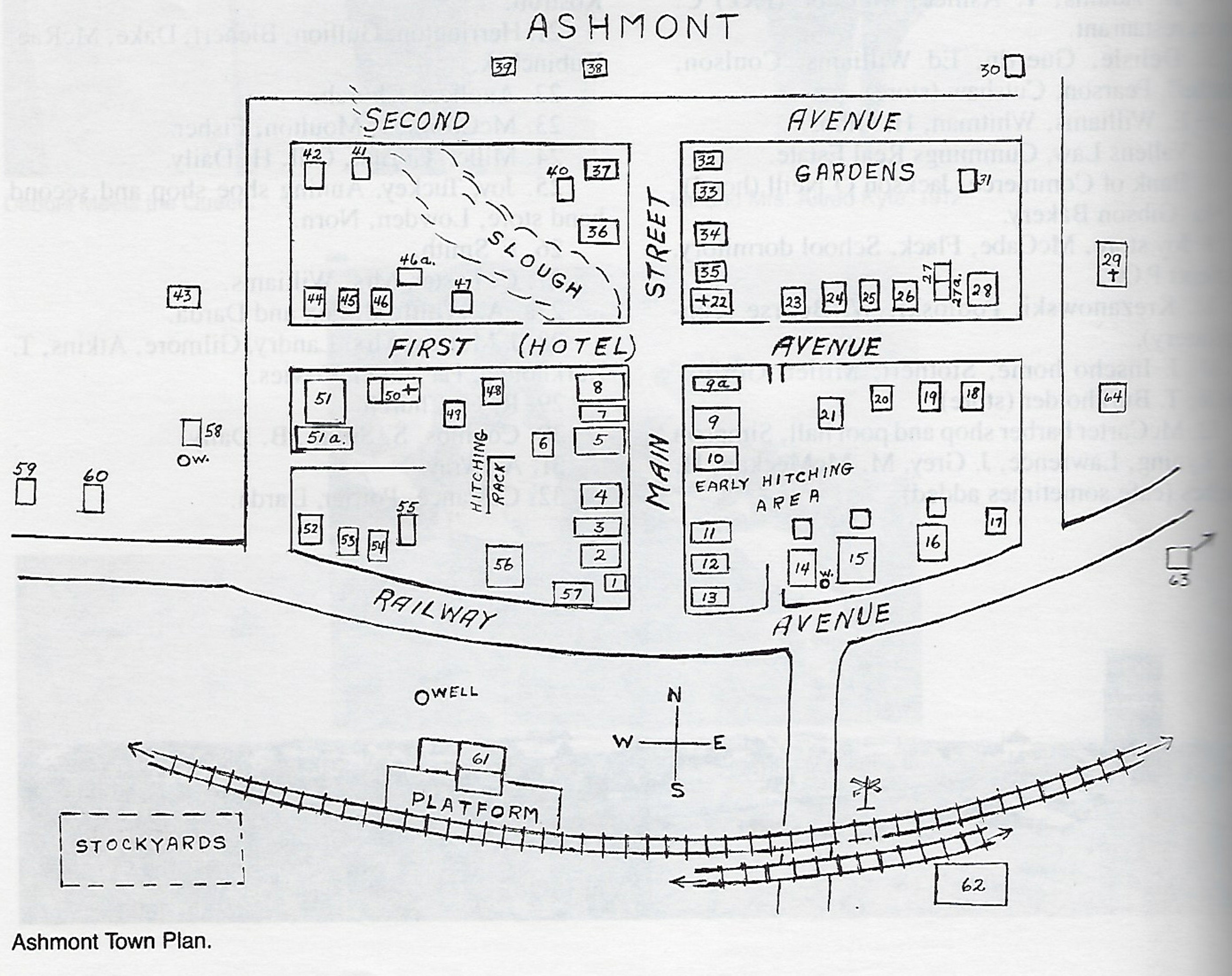 Map of Ashmont in 1919