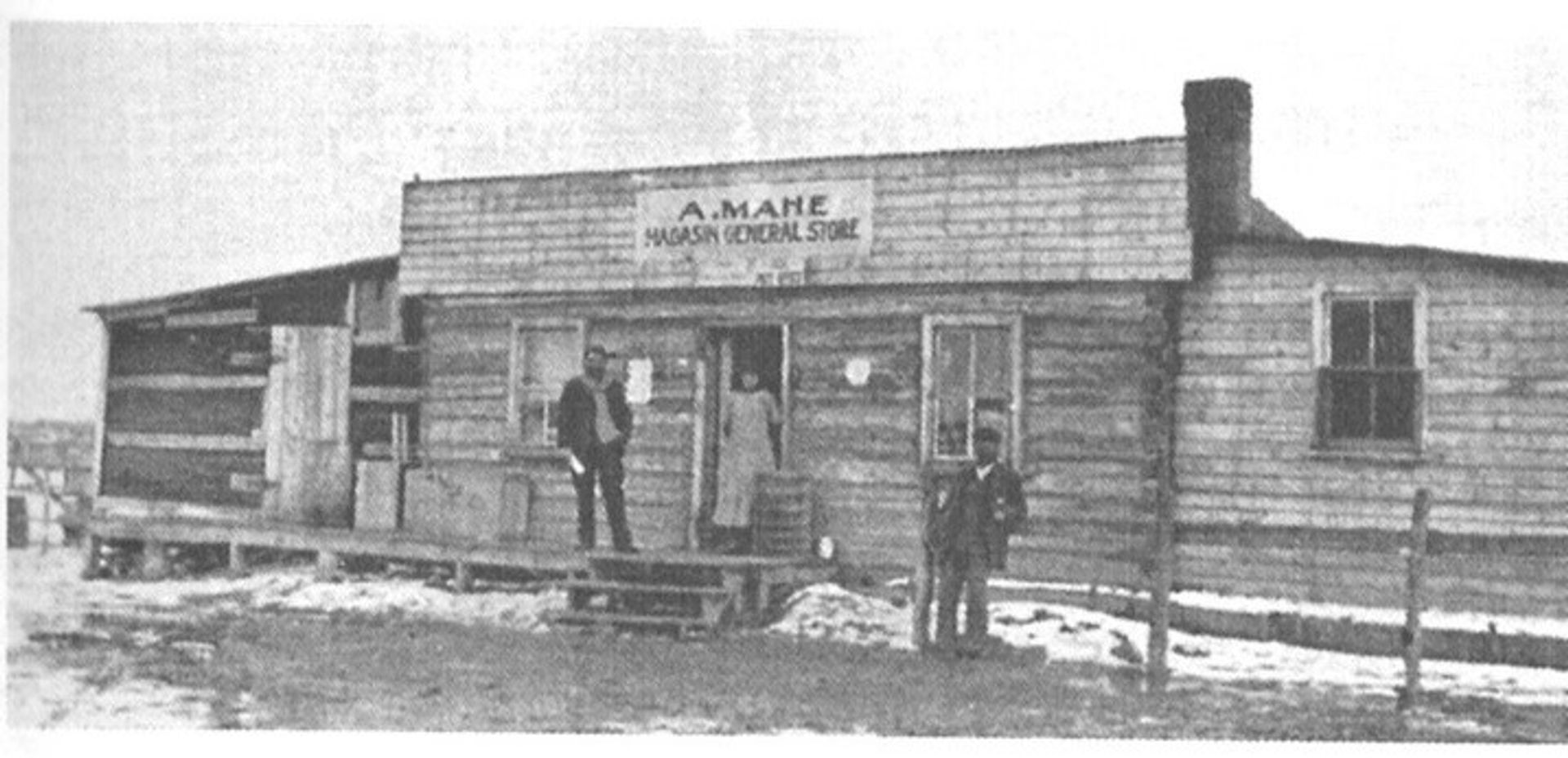 Original Mahe store moved to Therien 1912