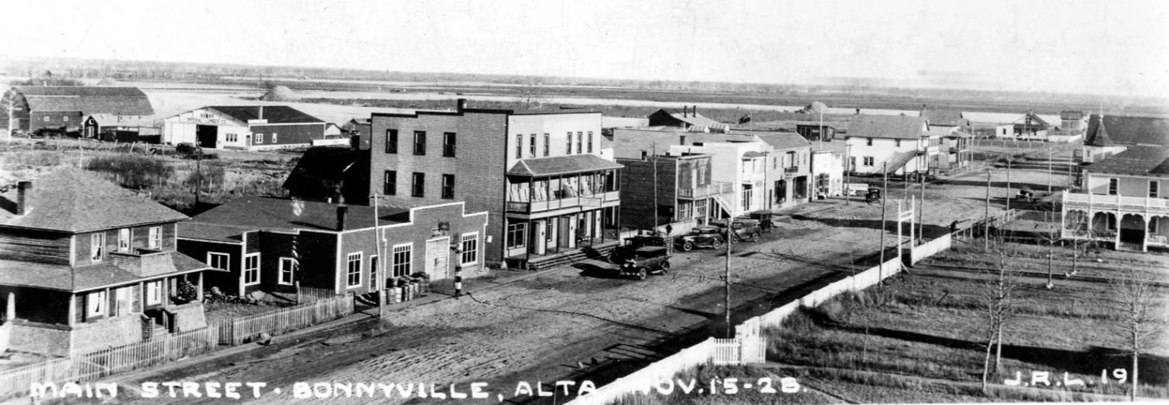 Bonnyville main street 1928