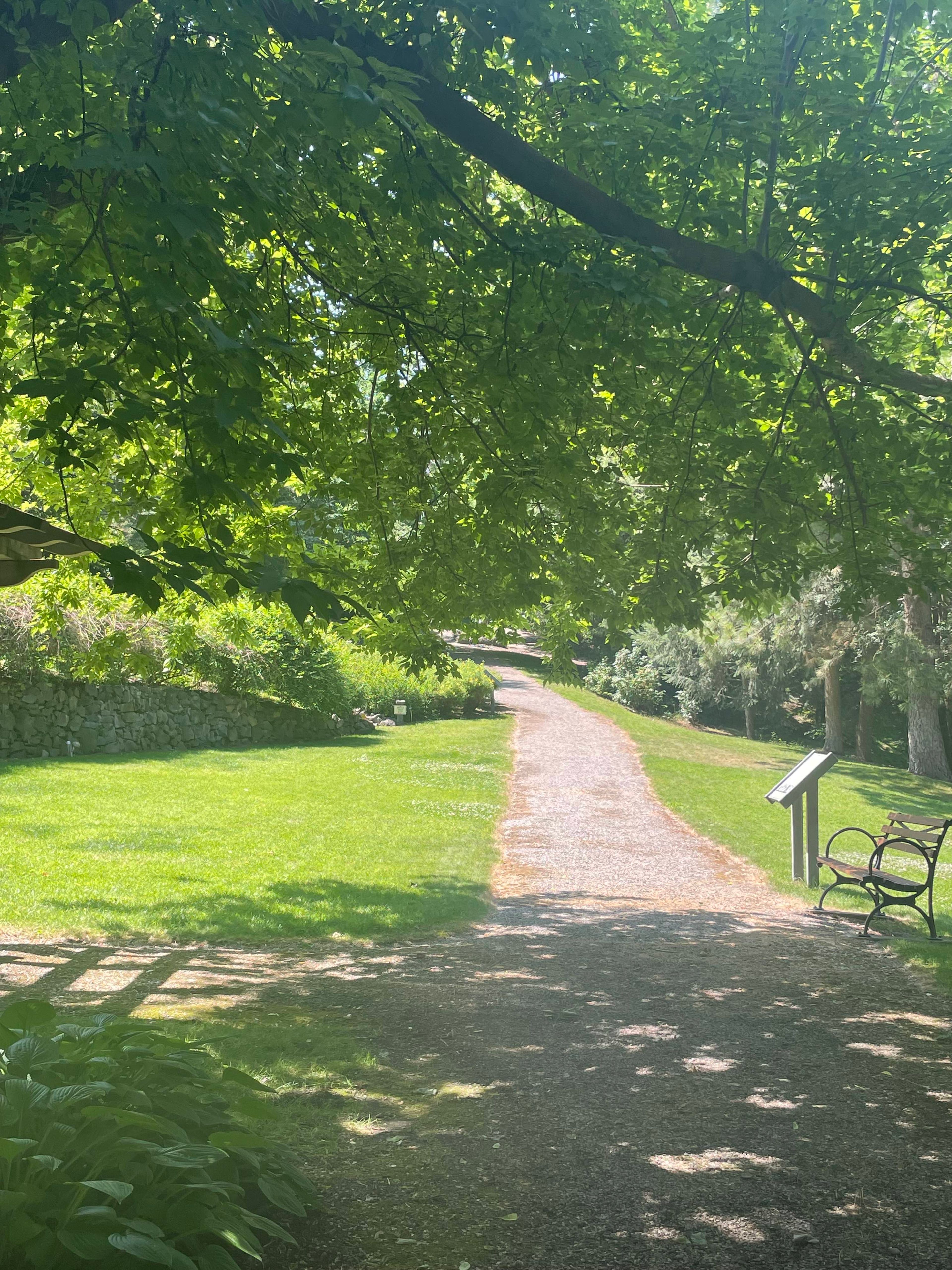 Path in Moore-Turner Heritage Gardens