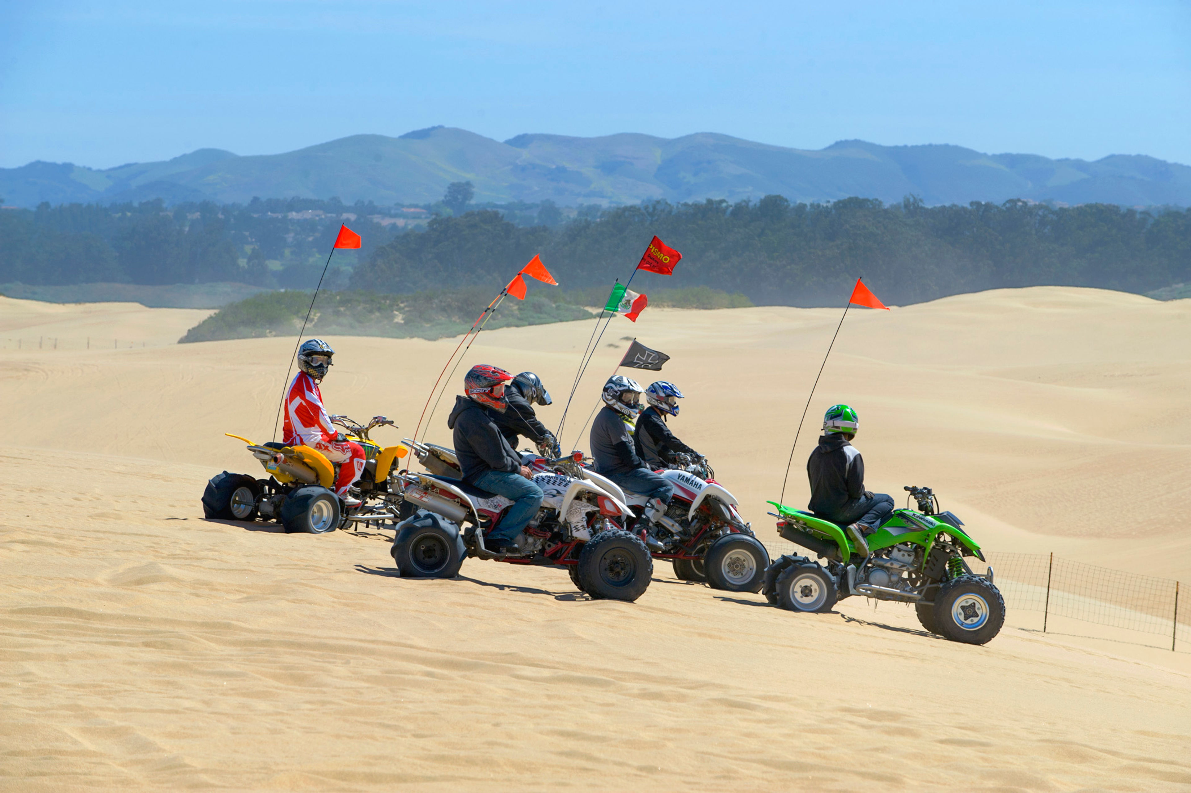 Four-wheelers on the dunes