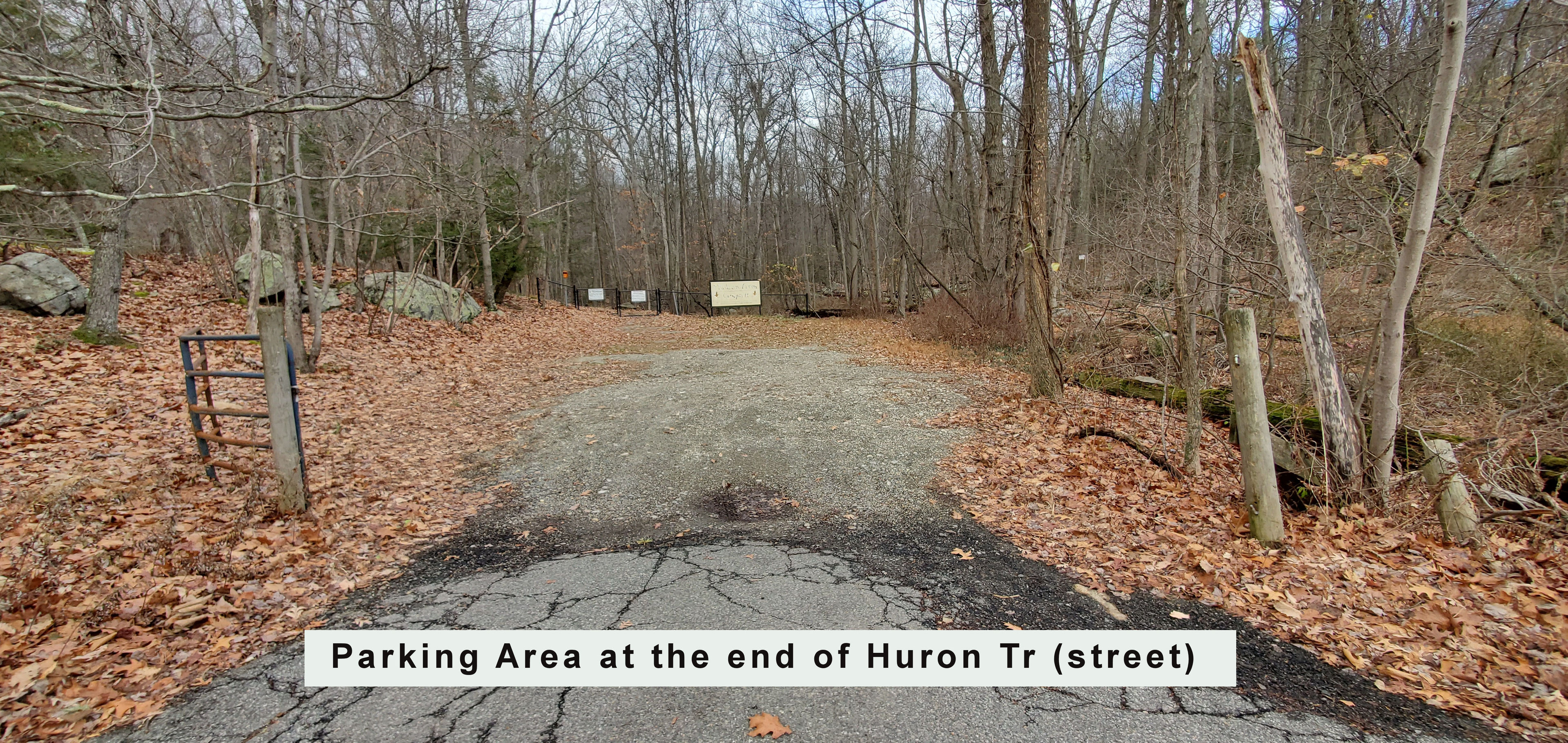 Parking Area at the end of Huron Tr,