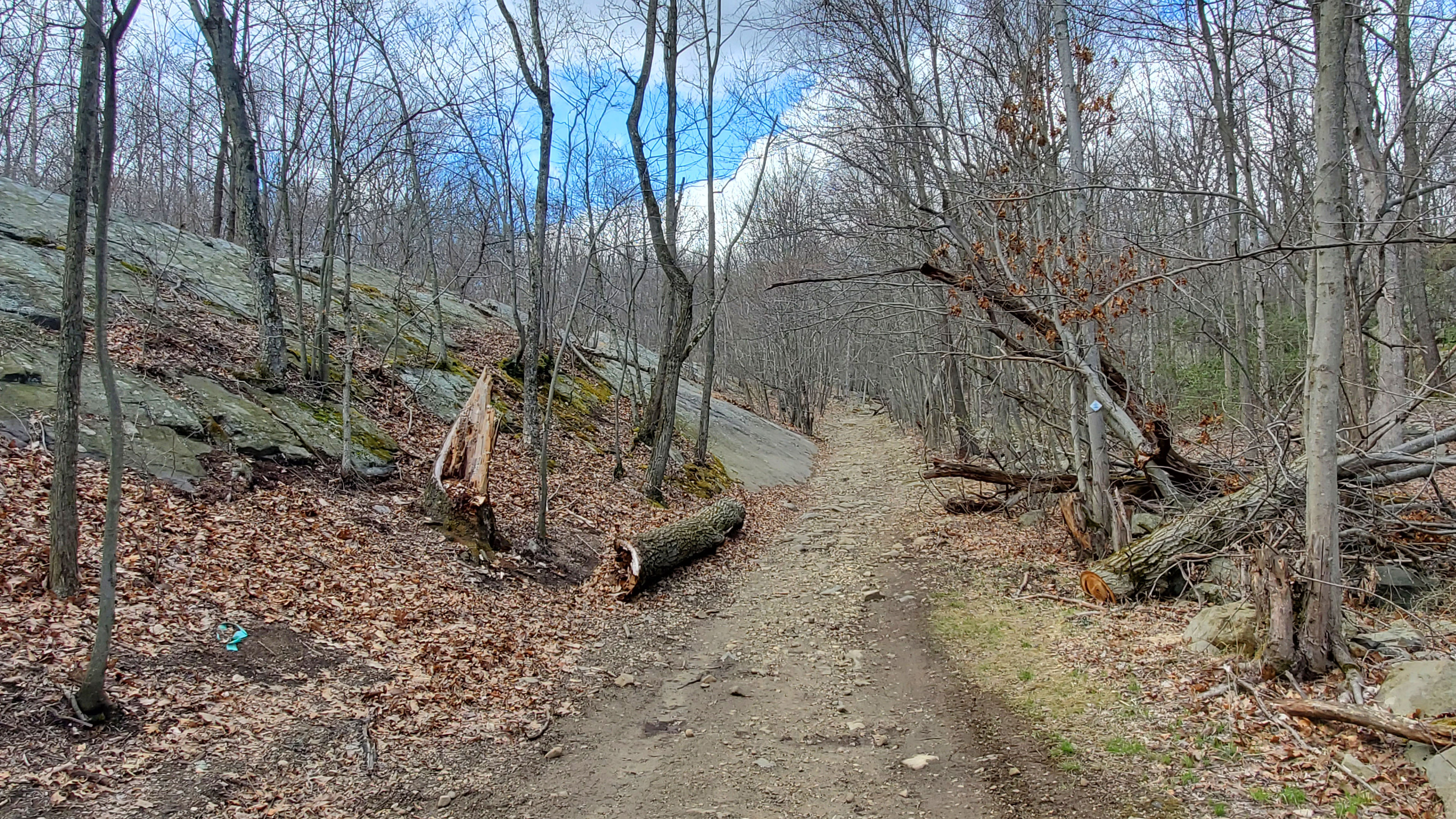 Lake Hopatcong Trail near Devil's Footprint