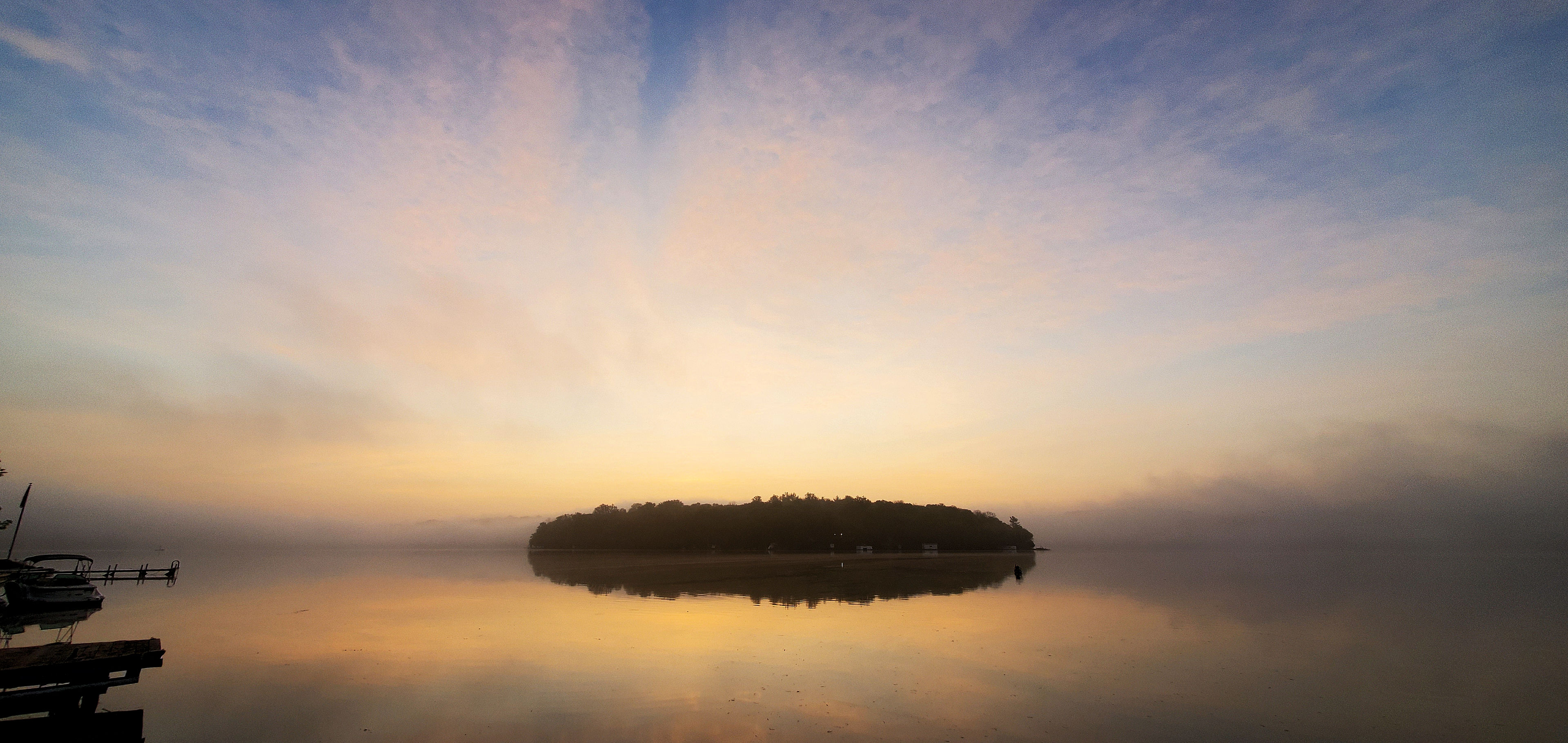 Halsey Island in the Fog