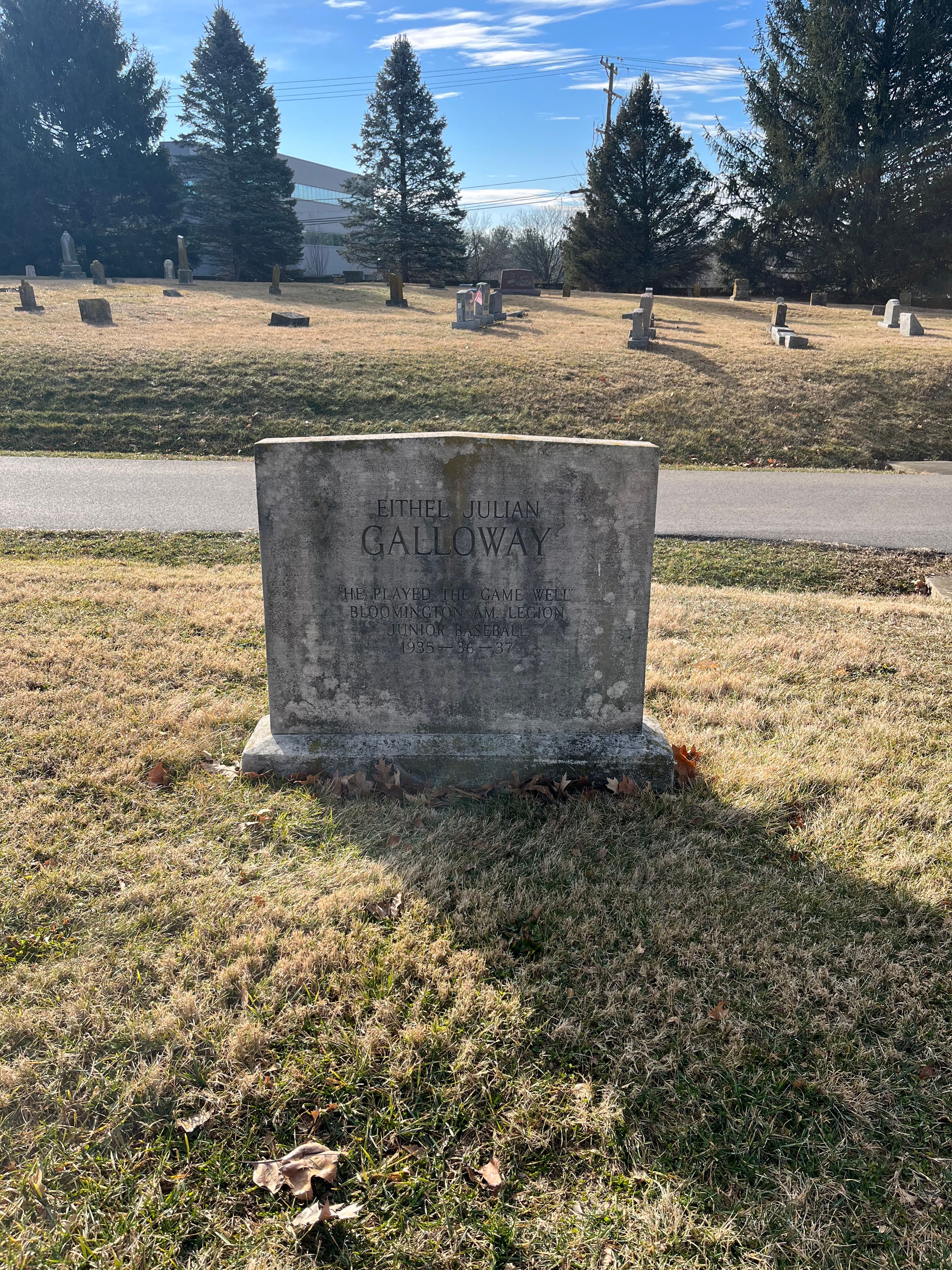 Rose Hill Outing - Tomb Stone