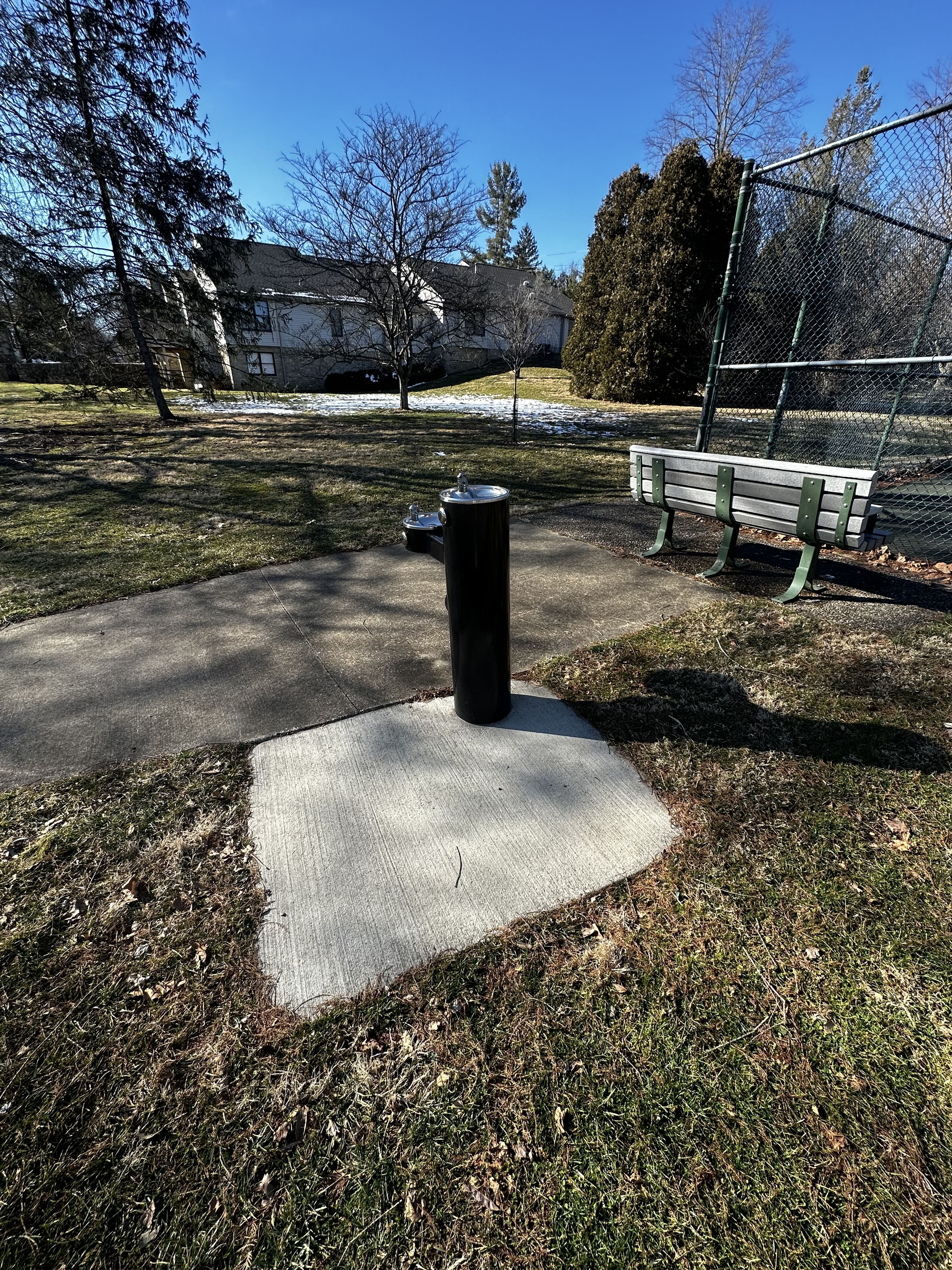 Southeast Park Drinking Fountain Tennis Courts 