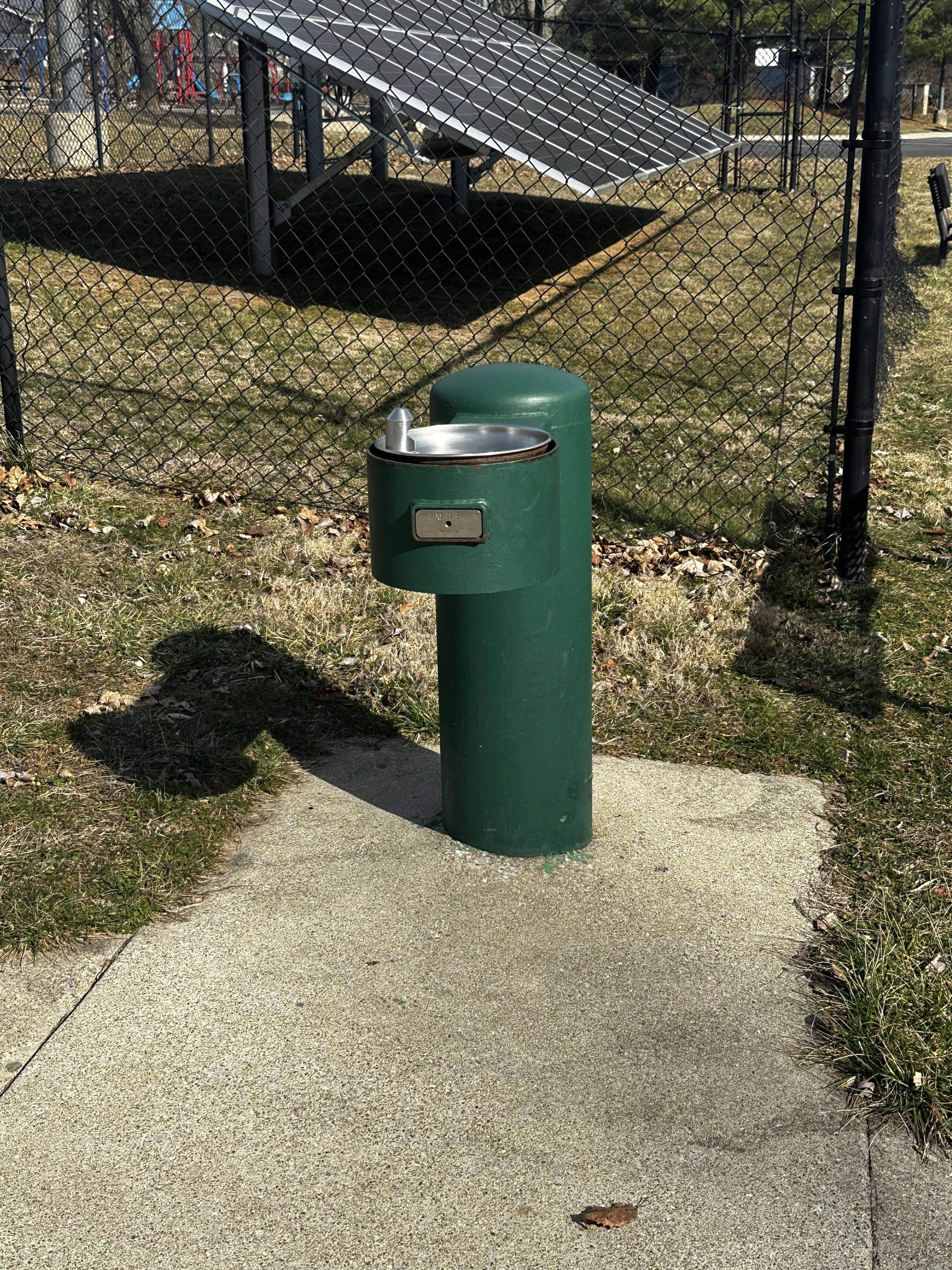 RCA Park Basketball Court Water Fountain