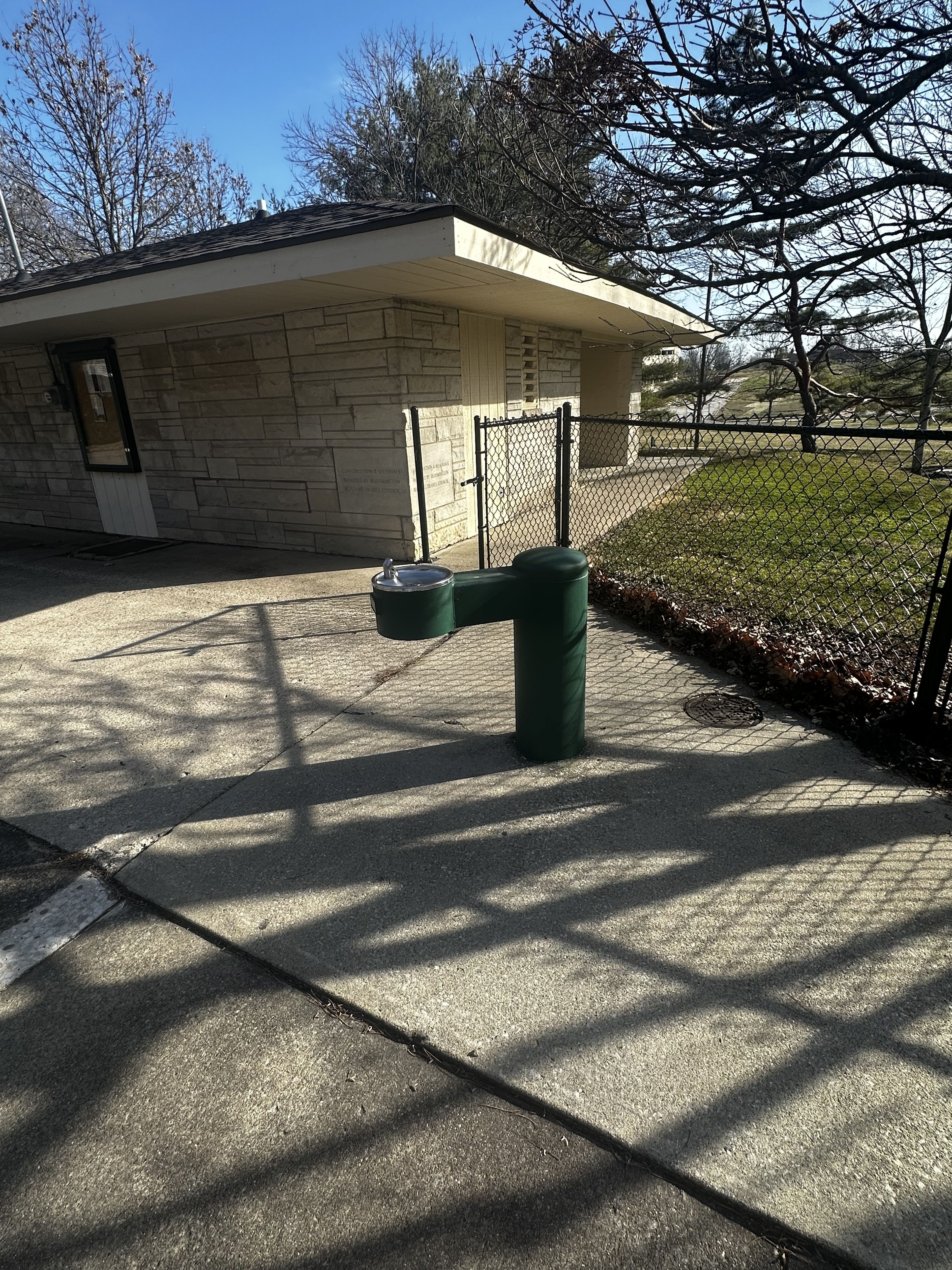 Building Trades Park Water Fountain