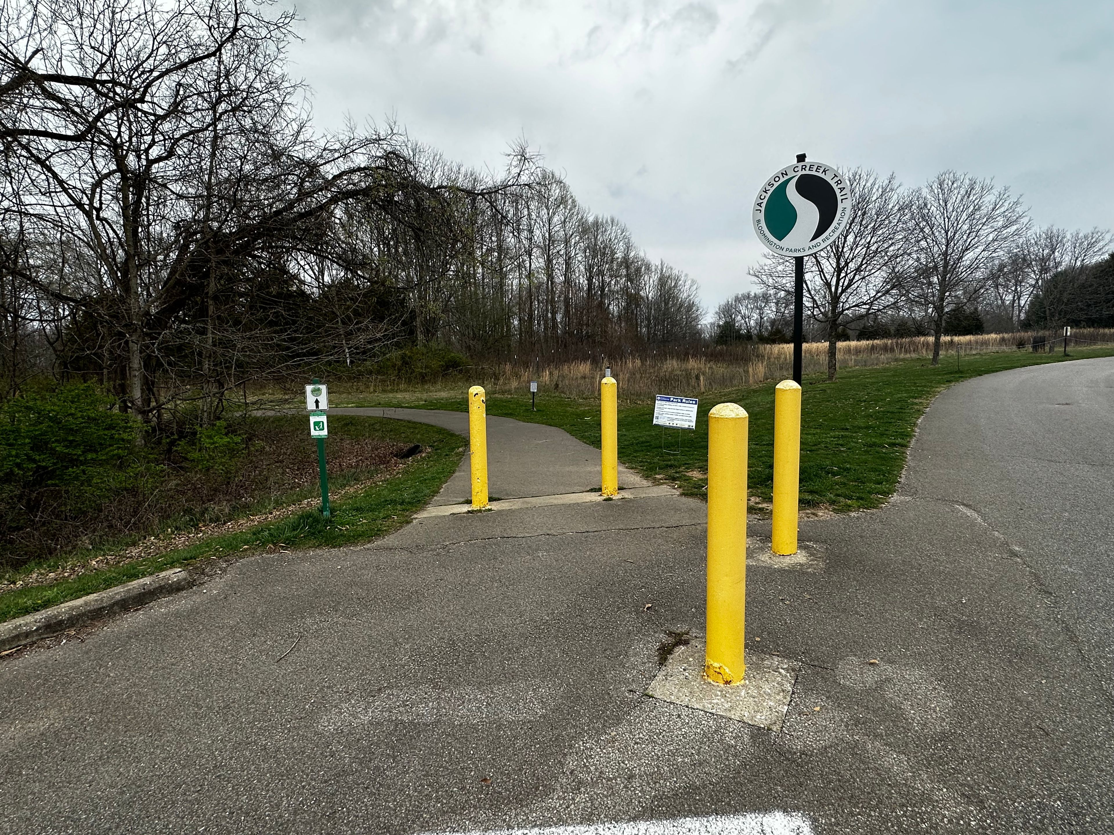 Olcott Park Jackson Creek South Trailhead