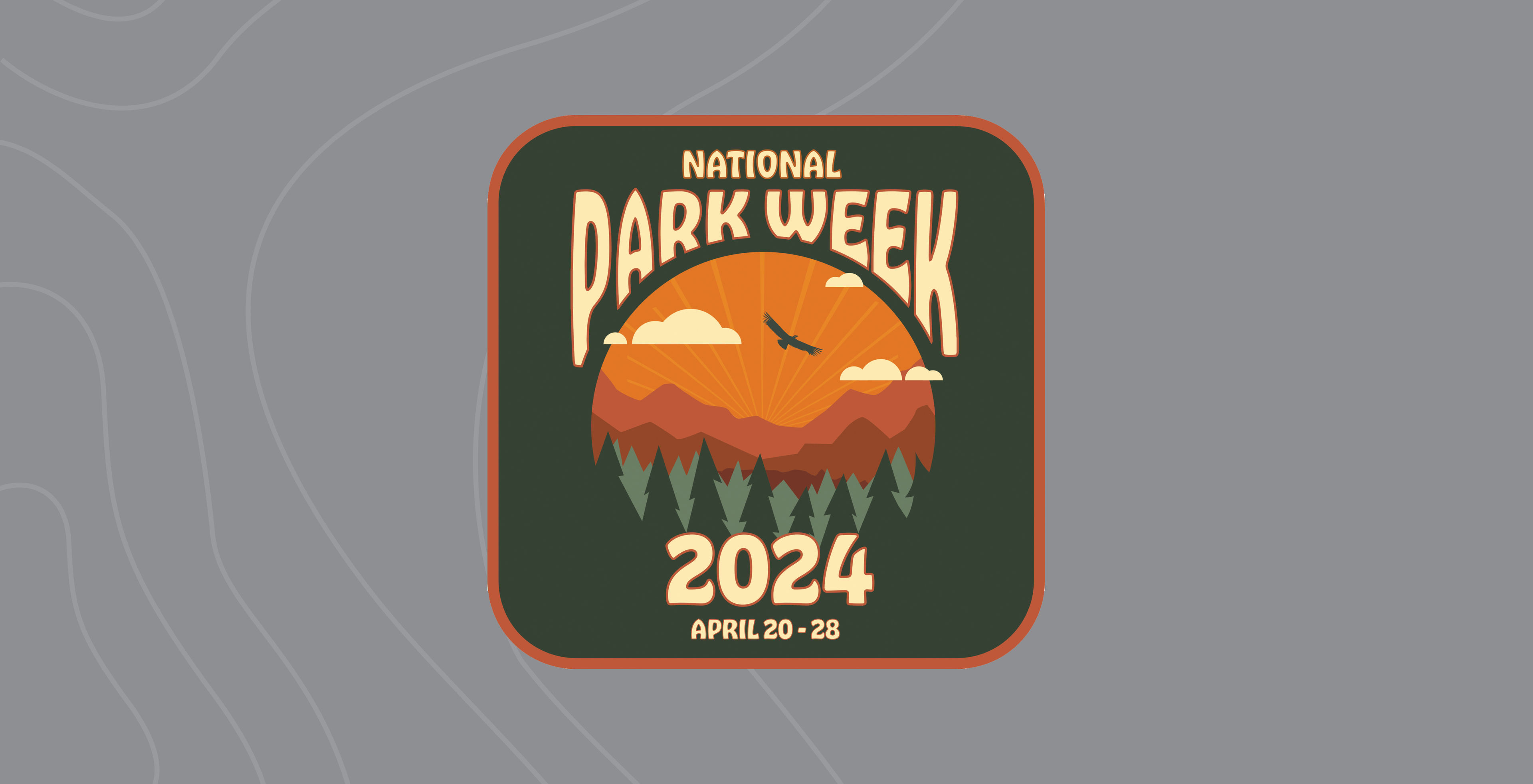The National Park Week 2024 logo.