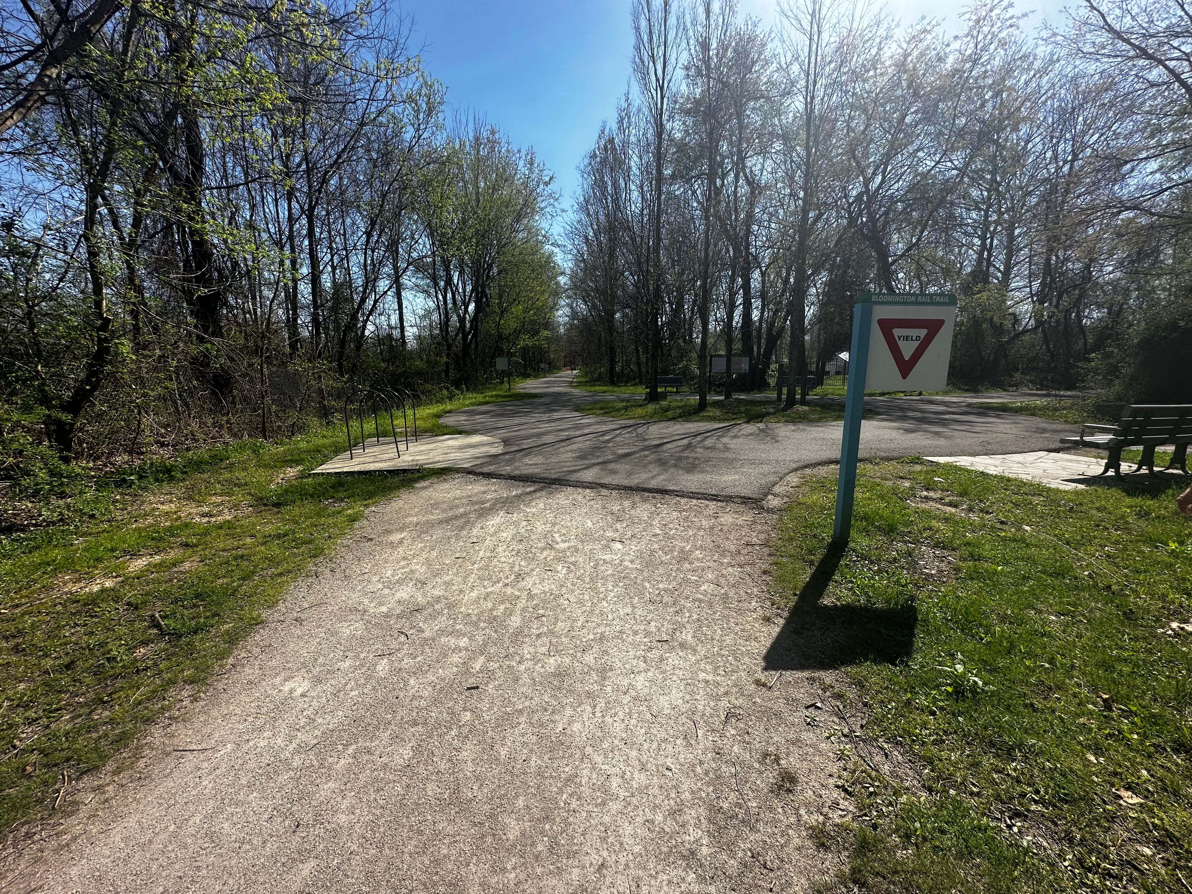 Bloomington Rail Trail South Trailhead