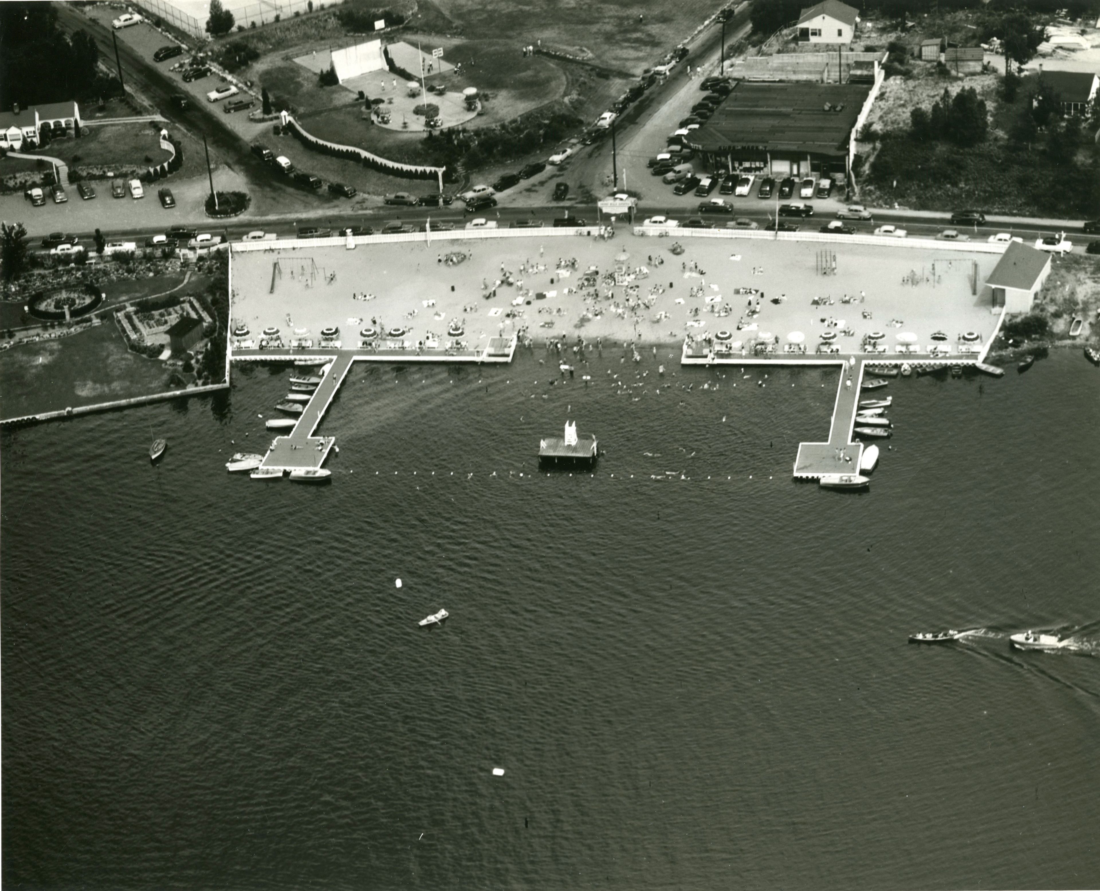 Shore Hills Beach-Aerial