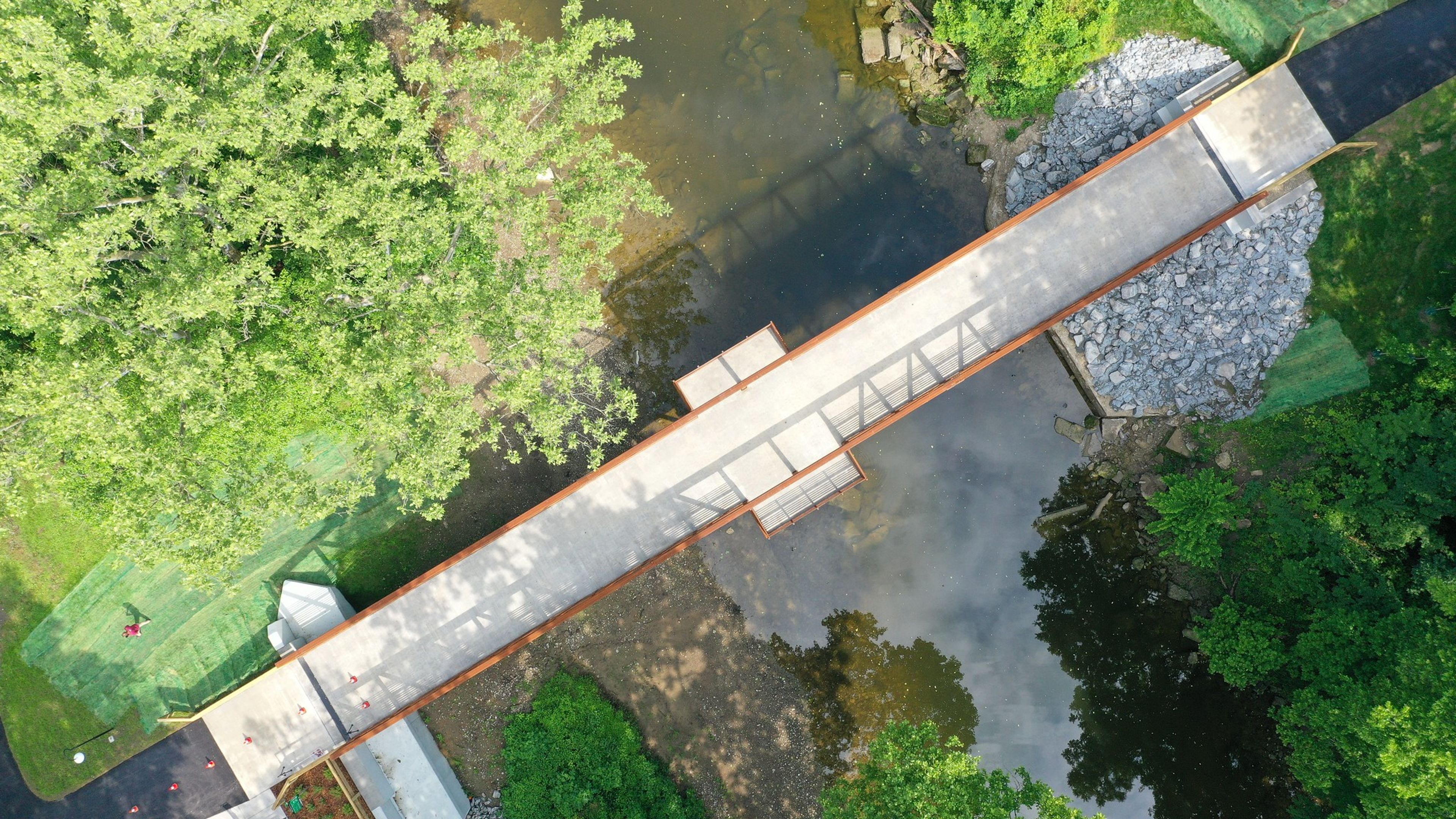 Bridge over water at Little Miami Scenic Trail State Park