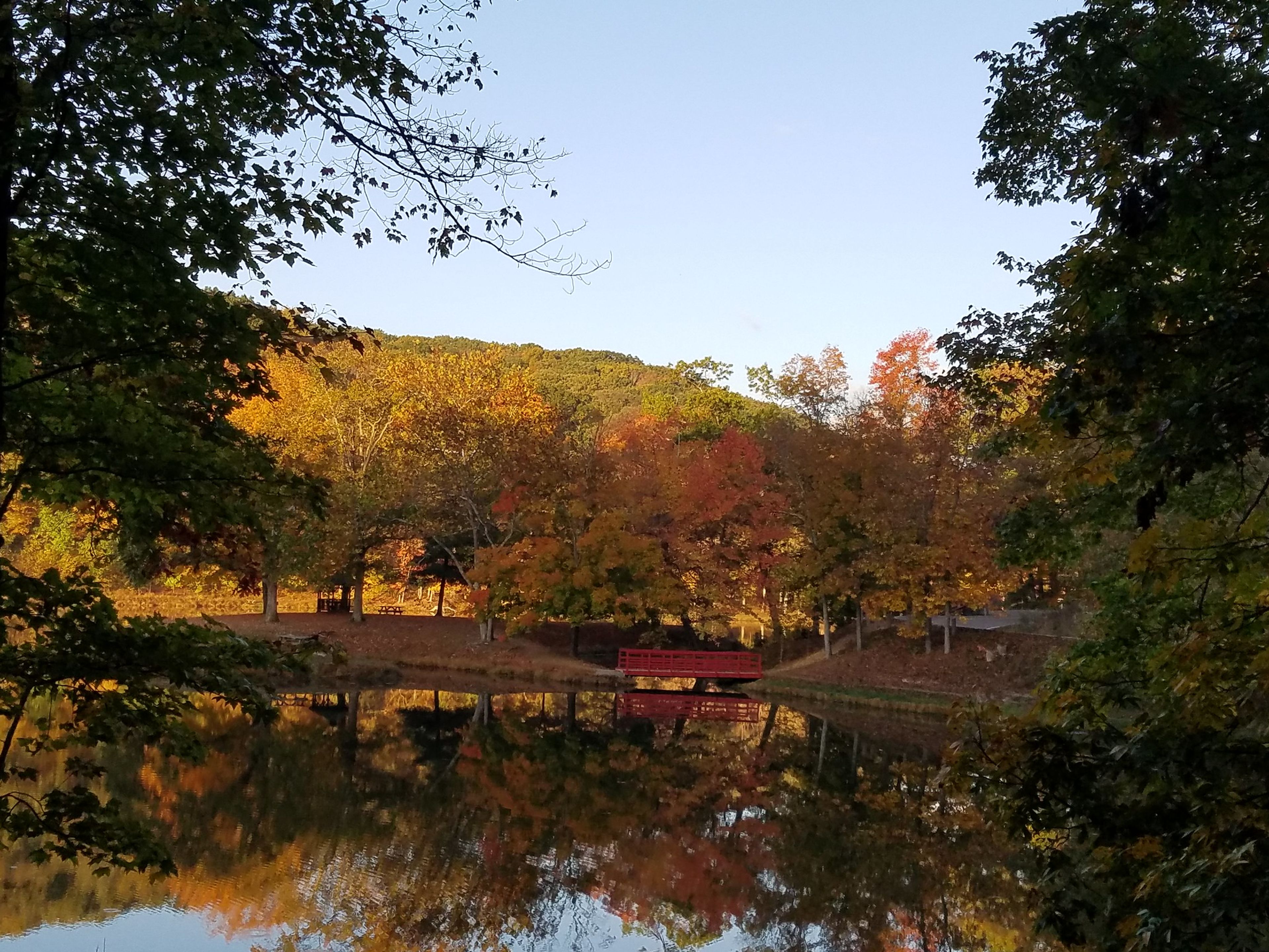 Fall color at Scioto Trail State Park