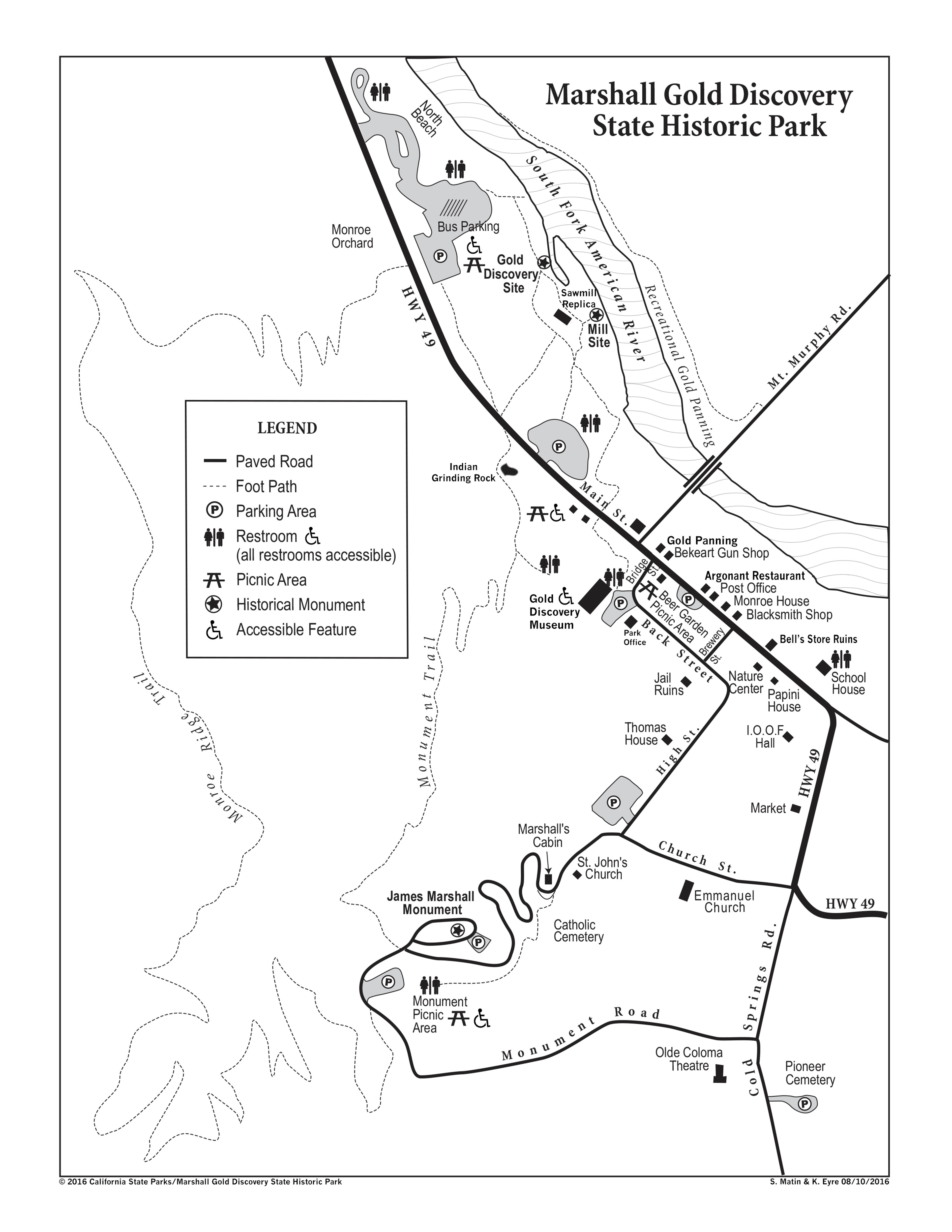 Map of Marshall Gold Discovery SHP