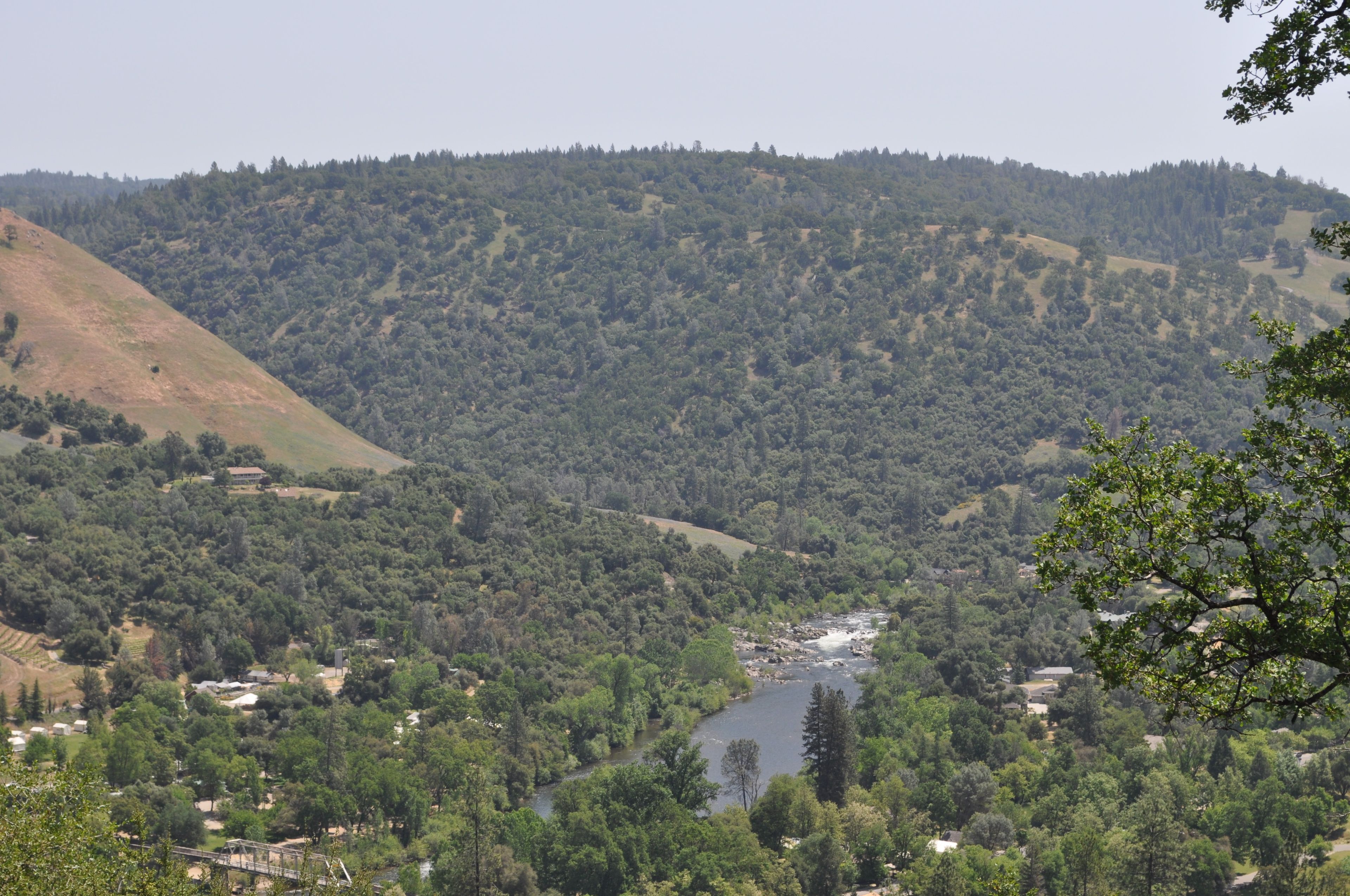 View of the Coloma Valley from the Monroe Ridge Trail 