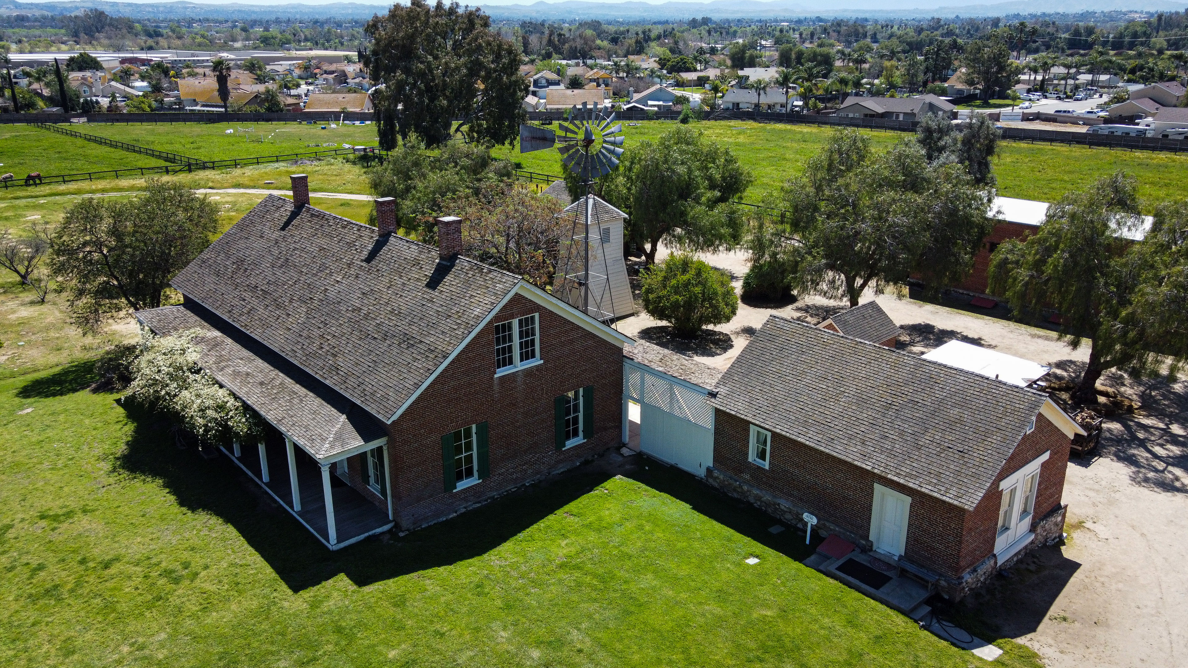 Backside of Jenson Ranch Home