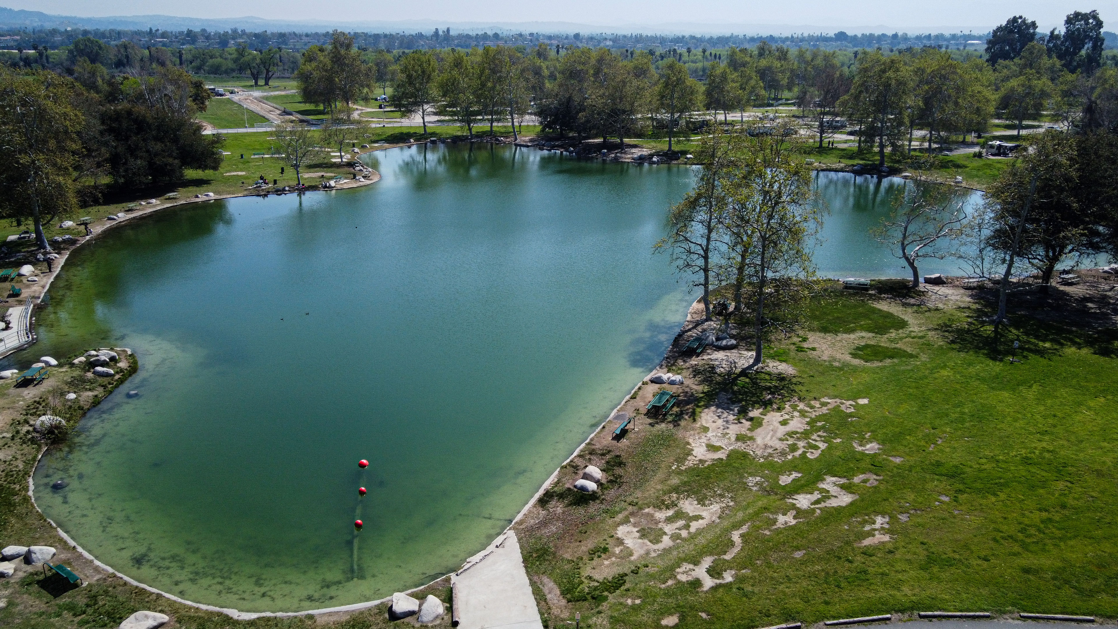 Aerial View of Lake