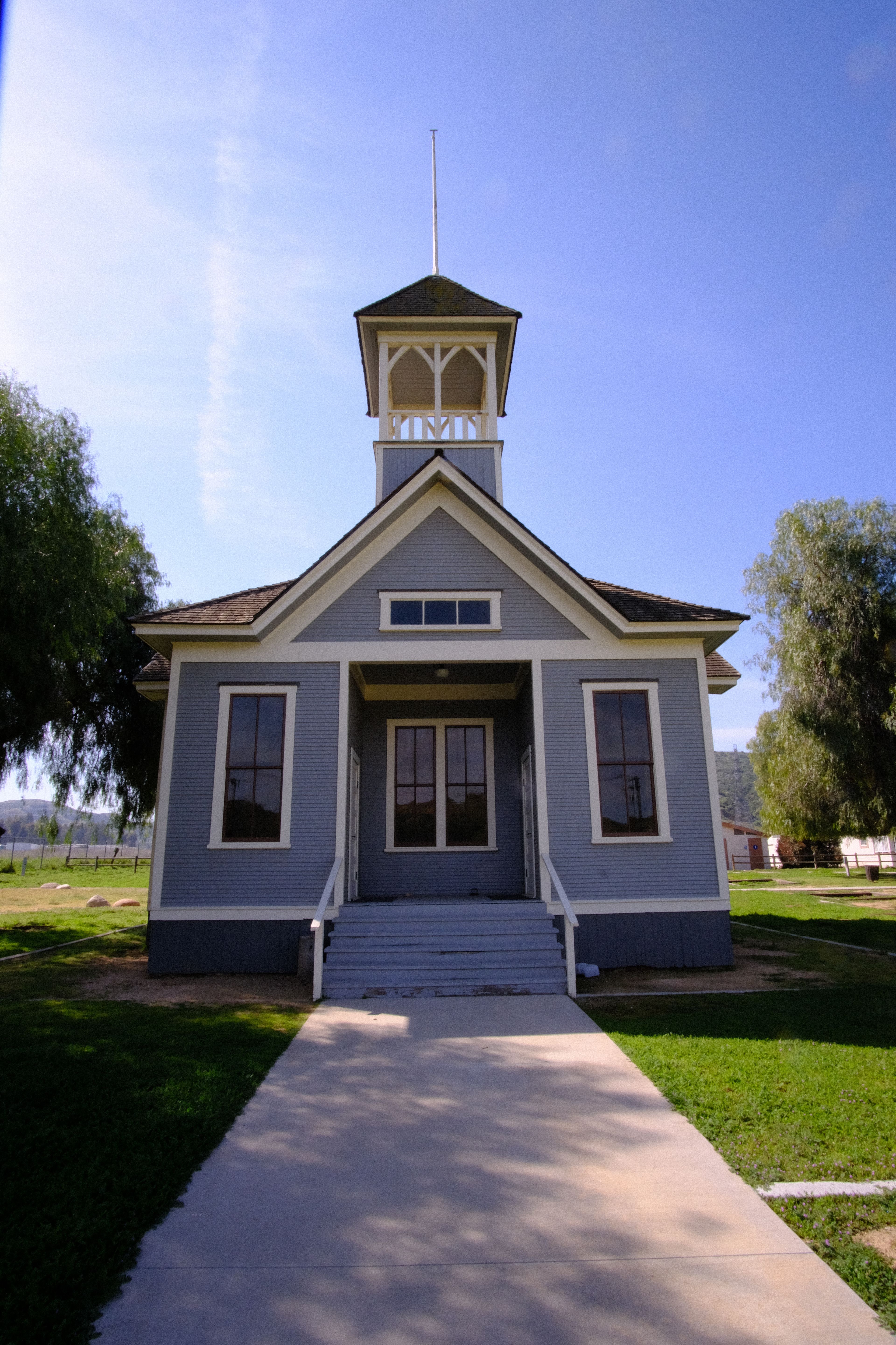 Front View of Schoolhouse