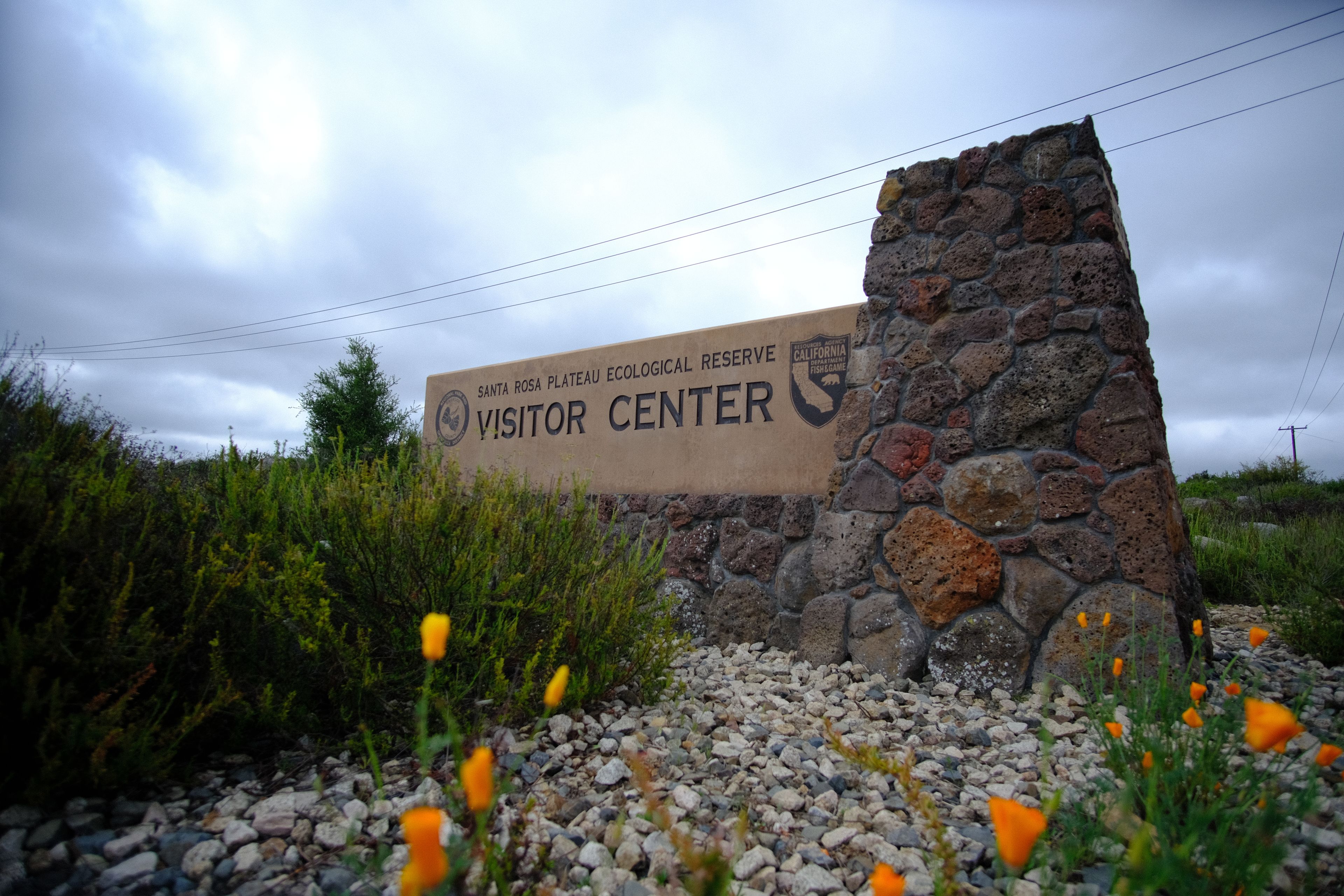 Visitor Center Entrance Sign