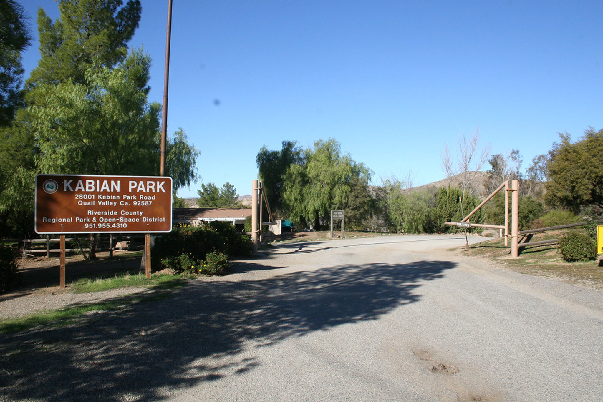 Entrance Gate to Reserve