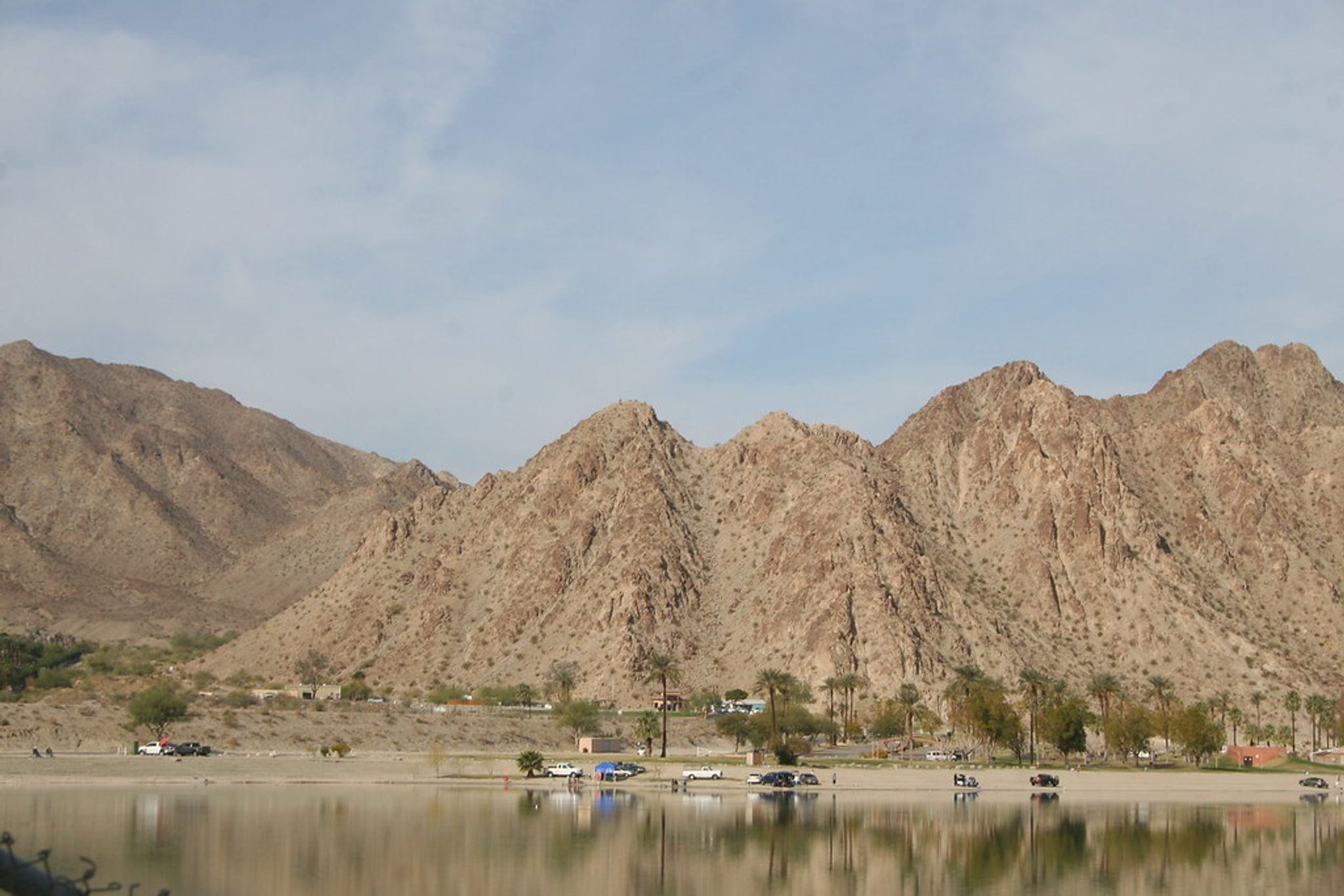 Lake Cahuilla and Mountains Behind