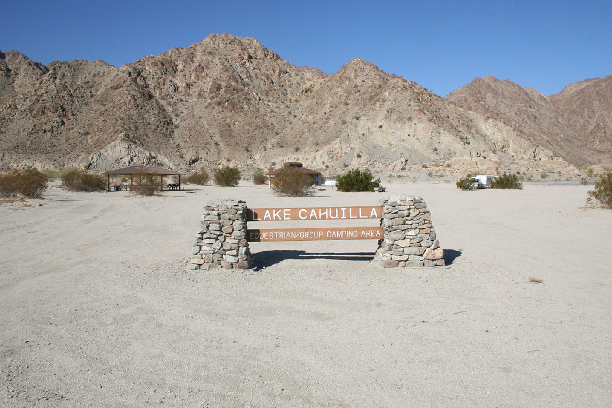 Entrance Sign to Equestrian Campground