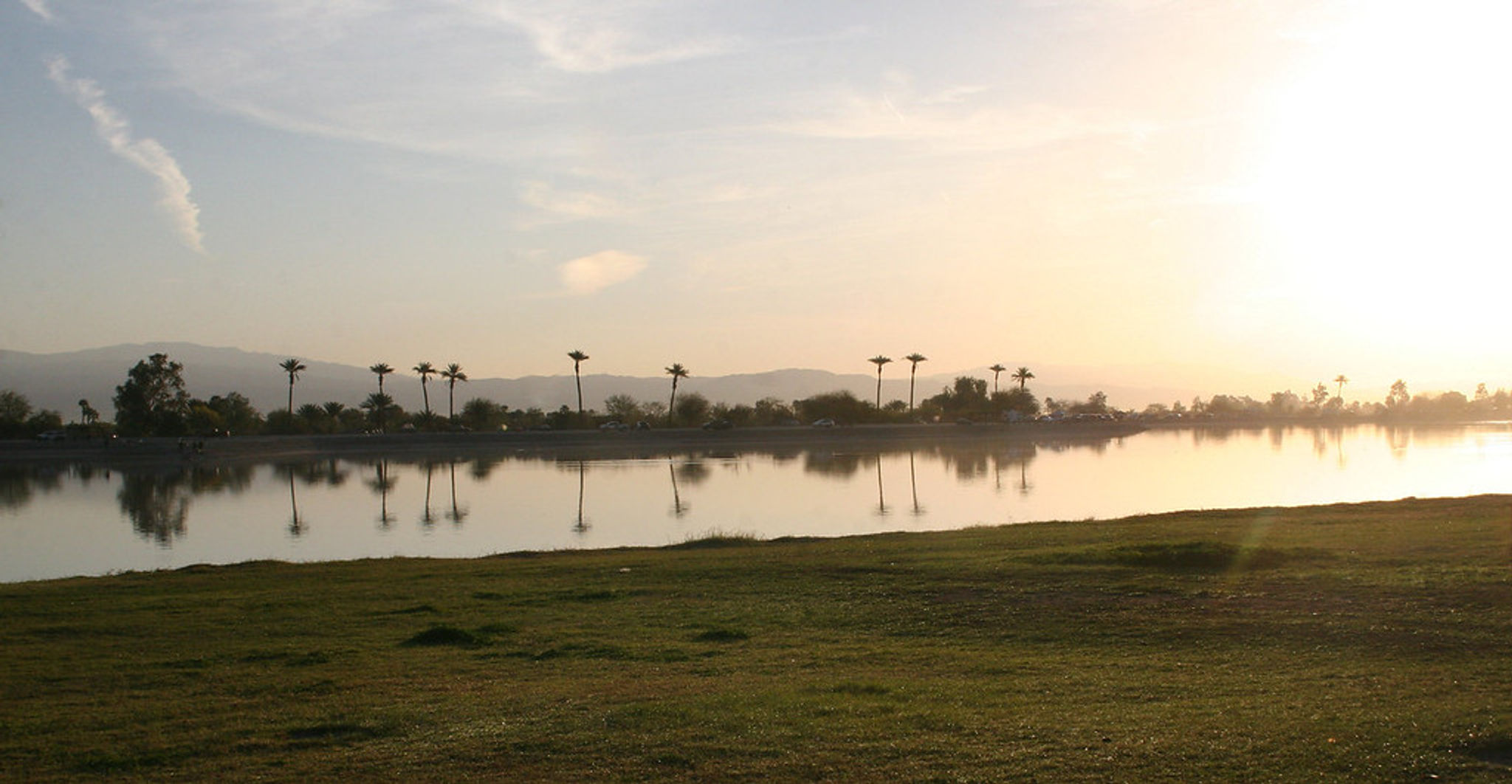 Sunrise over Lake Cahuilla