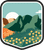 An illustrated badge for the California community showing a field of blooming flowers against a mountainous background under a blue sky.